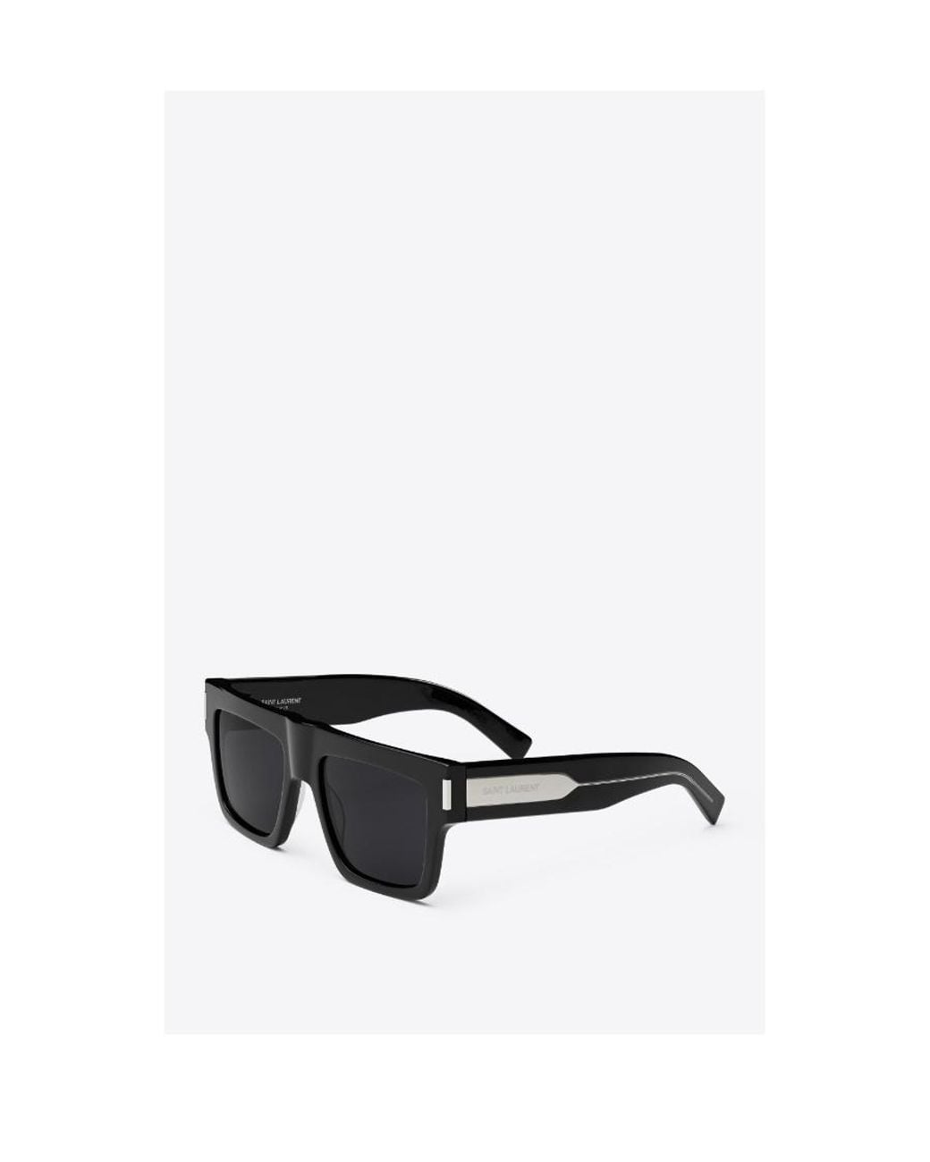 Saint Laurent Black Eyewear Square Frame Sunglasses for men