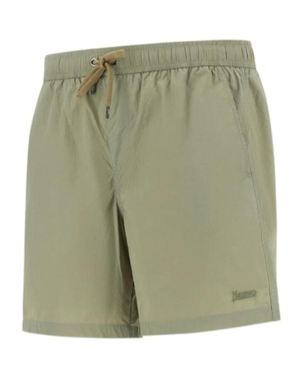 Herno Green Drawstring Swim Shorts for men