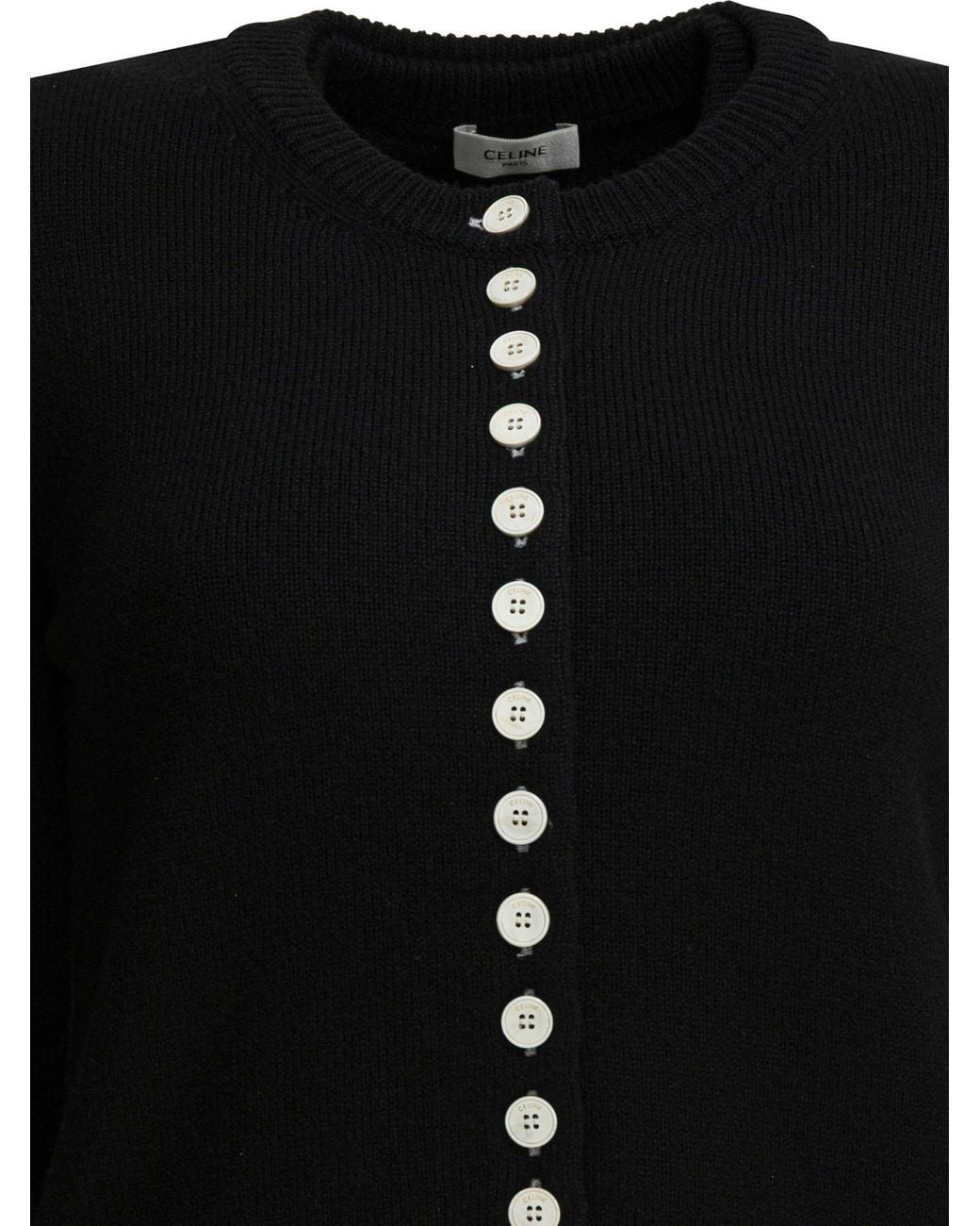 Céline Black Twinset Cardigan