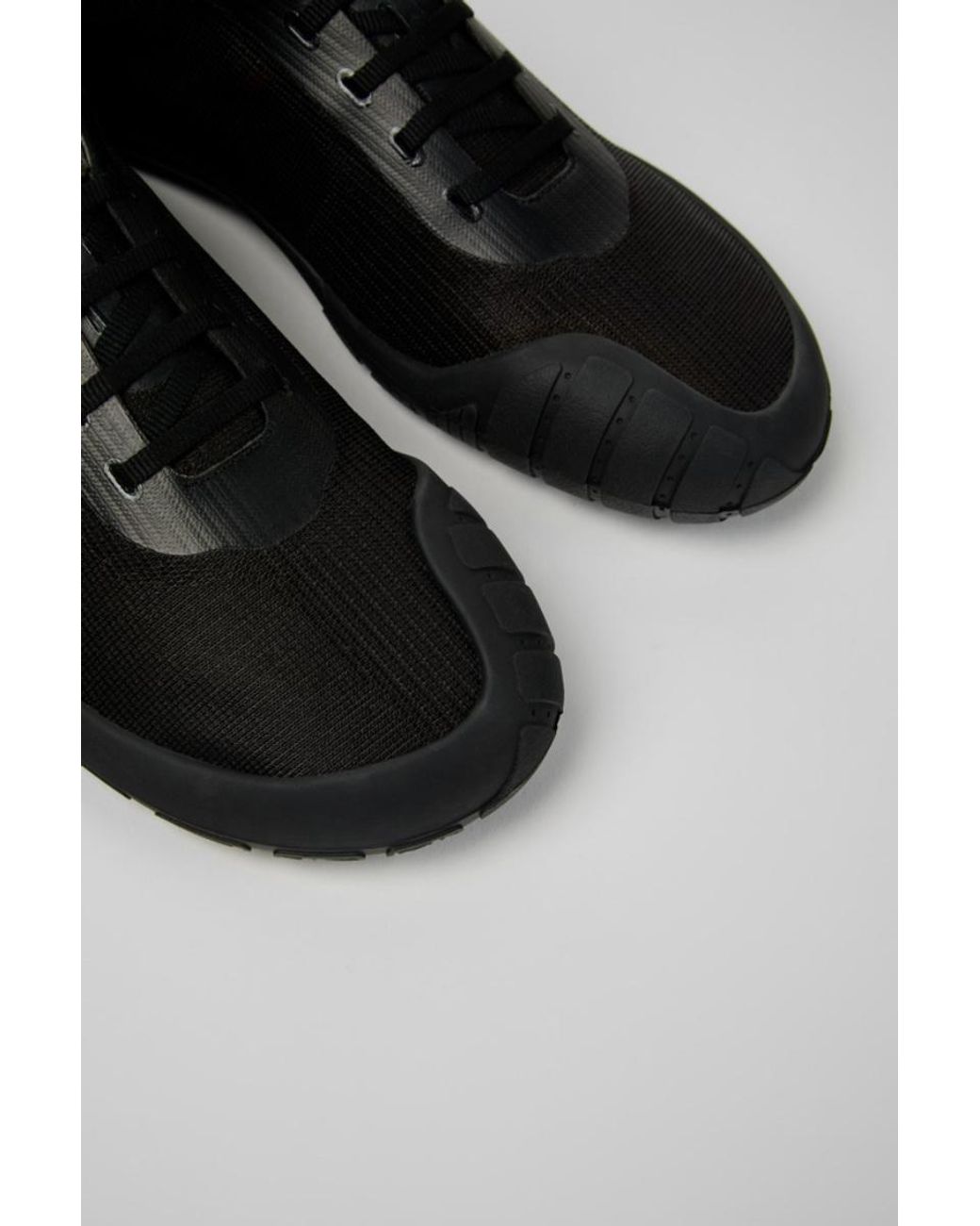 Camper Black Peu Path Leather Sneakers for men