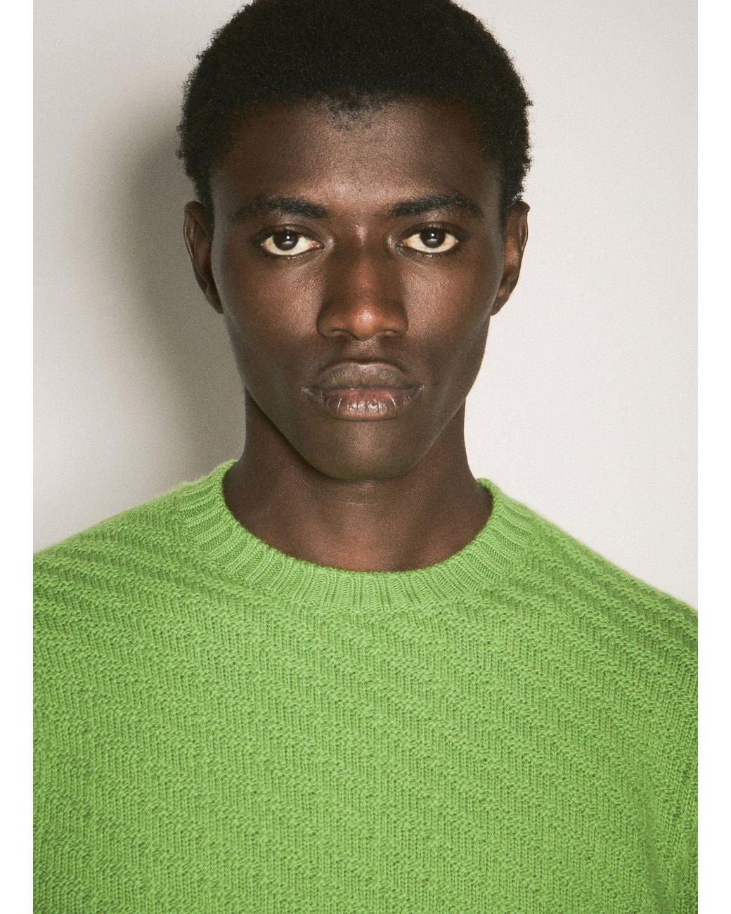 Prada Green Long Sleeved Jumper for men
