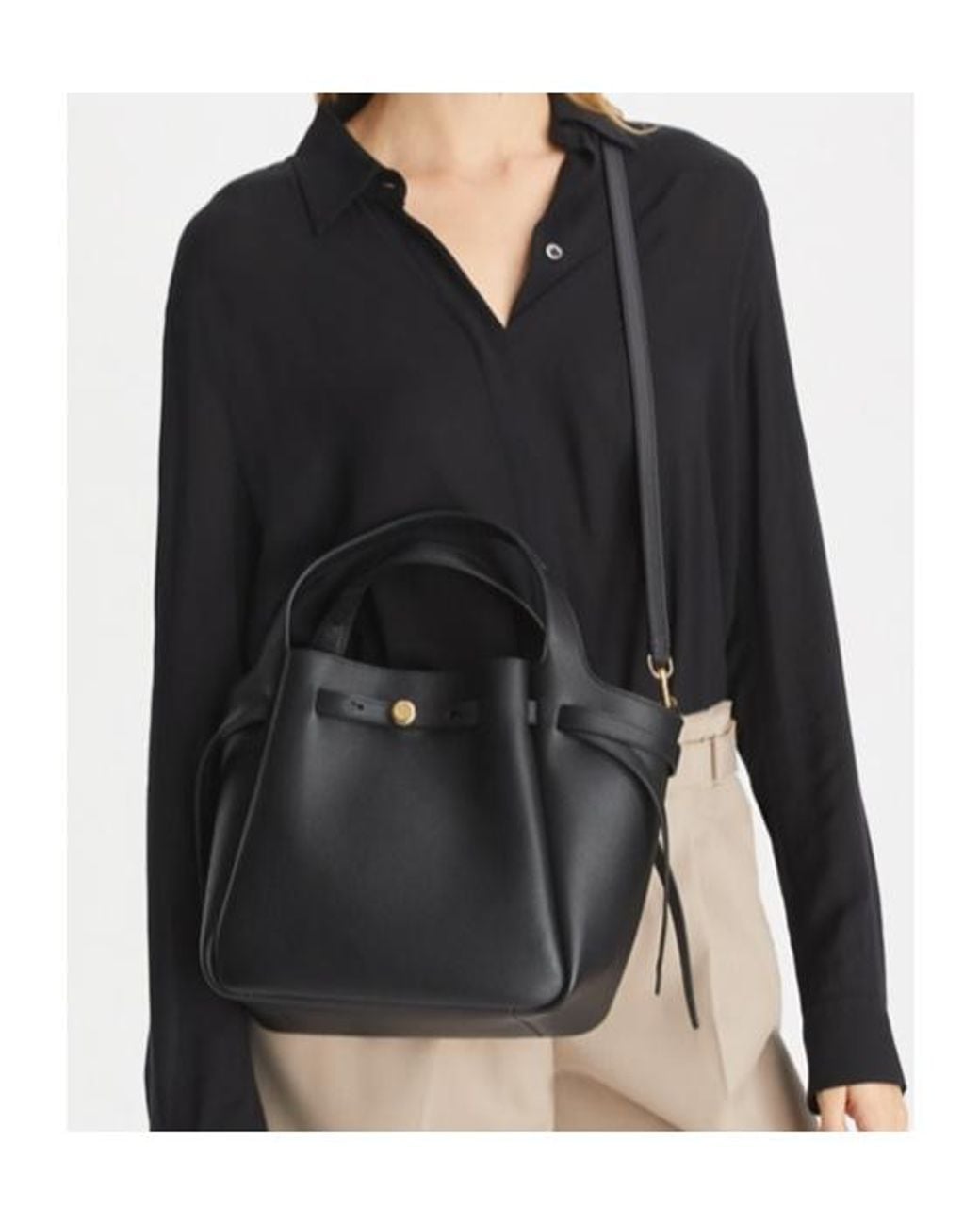 Tory Burch Black Romy Small Handbag