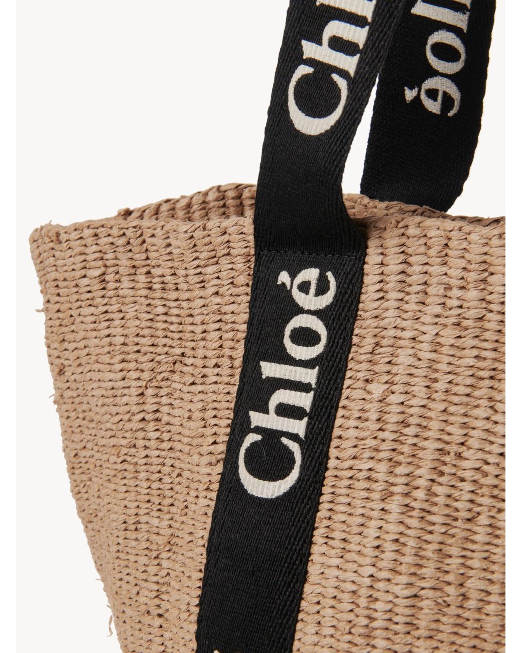 Chloé Brown Chloé Woody Large Tote Bag