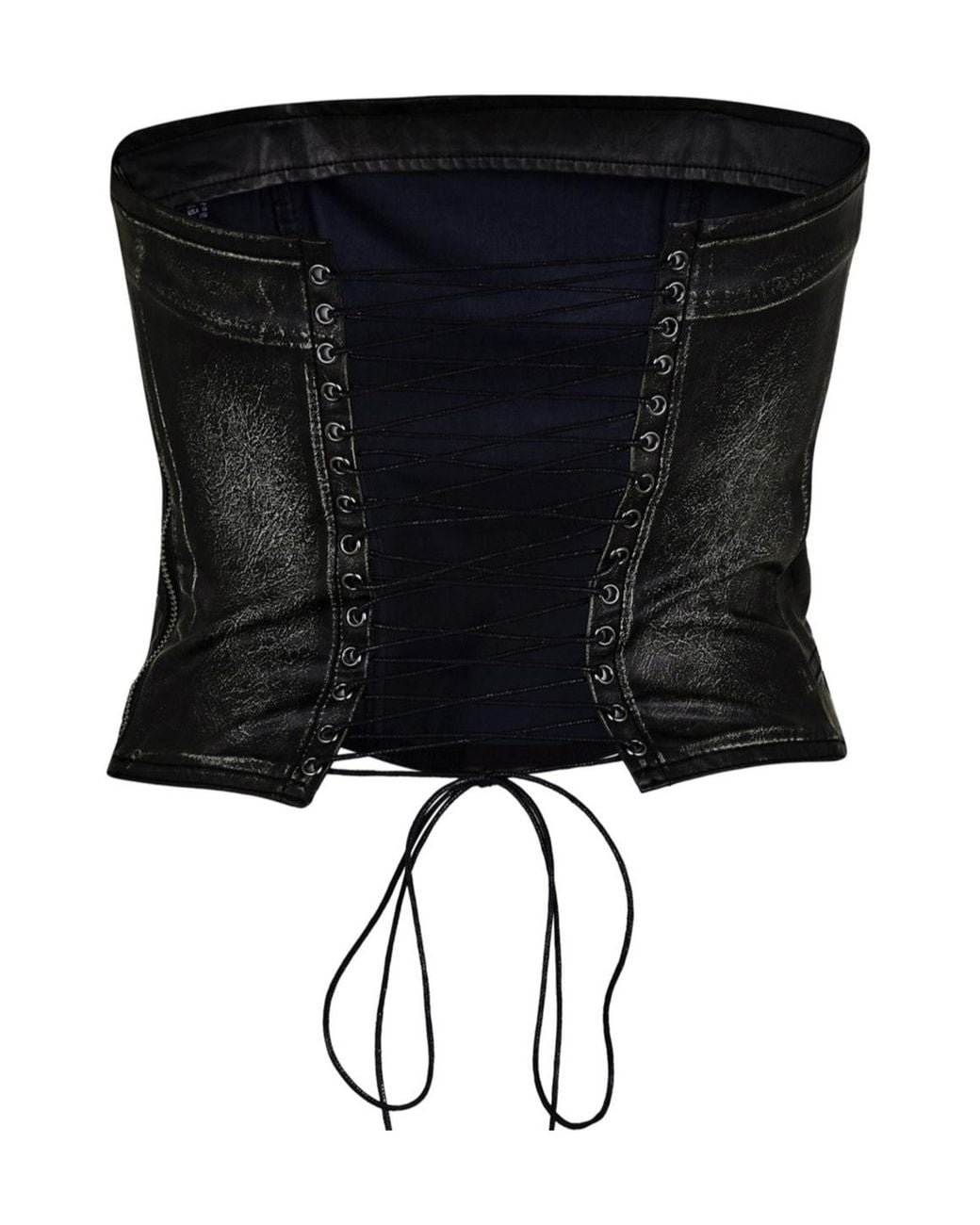 Jaded London Black Lace-Up Corset