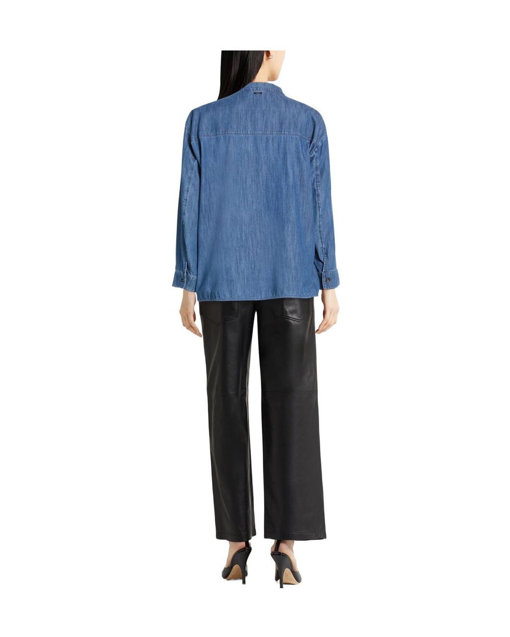 Max Mara Blue Denim Shirts