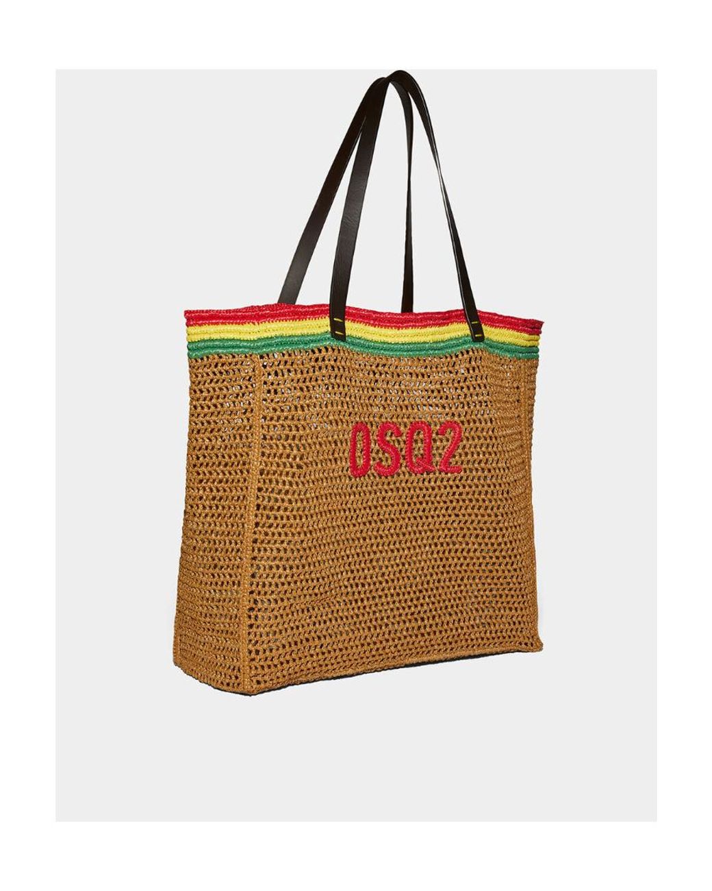 DSquared² Brown Logo Shoulder Bag for men