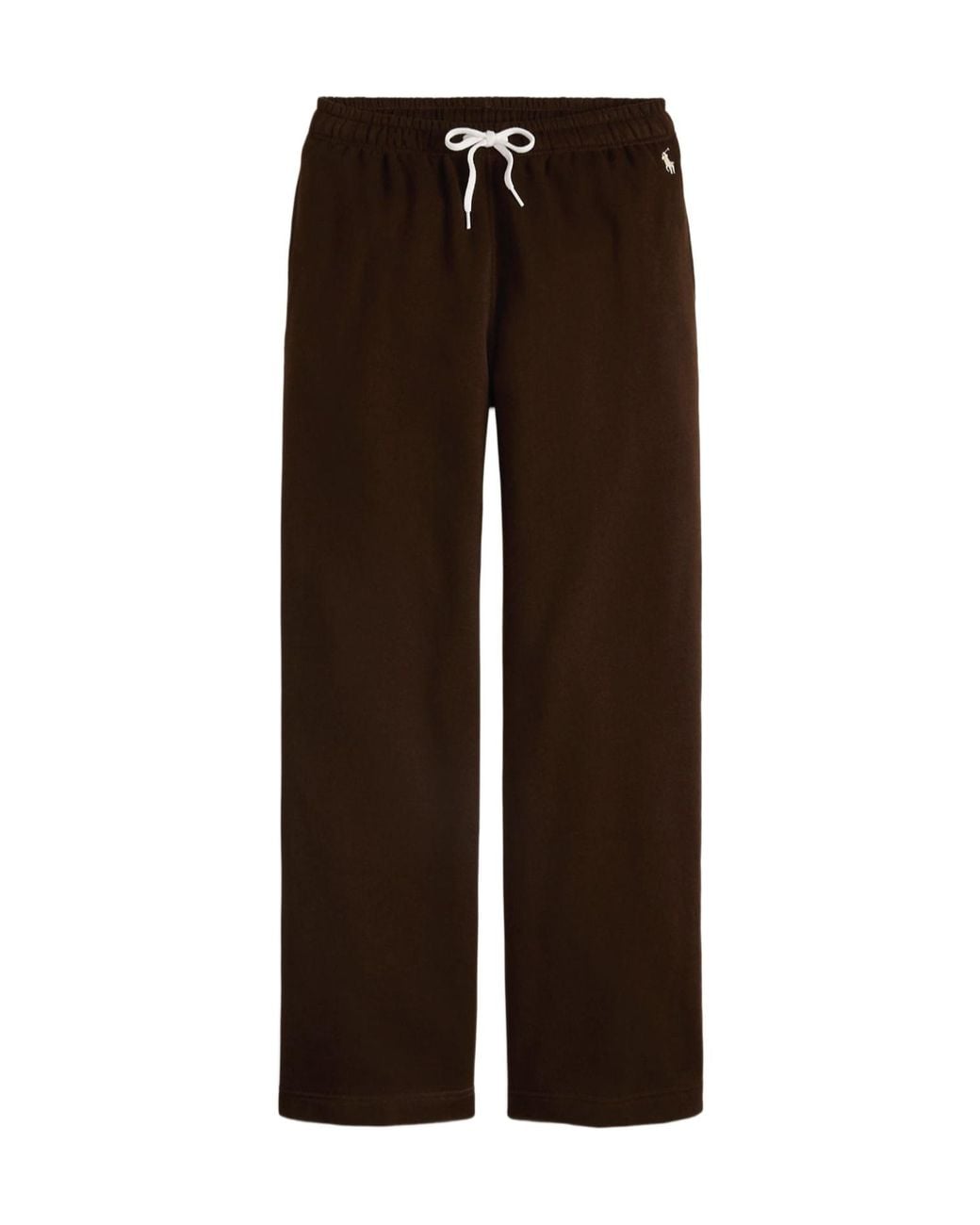 Polo Ralph Lauren Brown Logo Embroidered Drawstring Pants