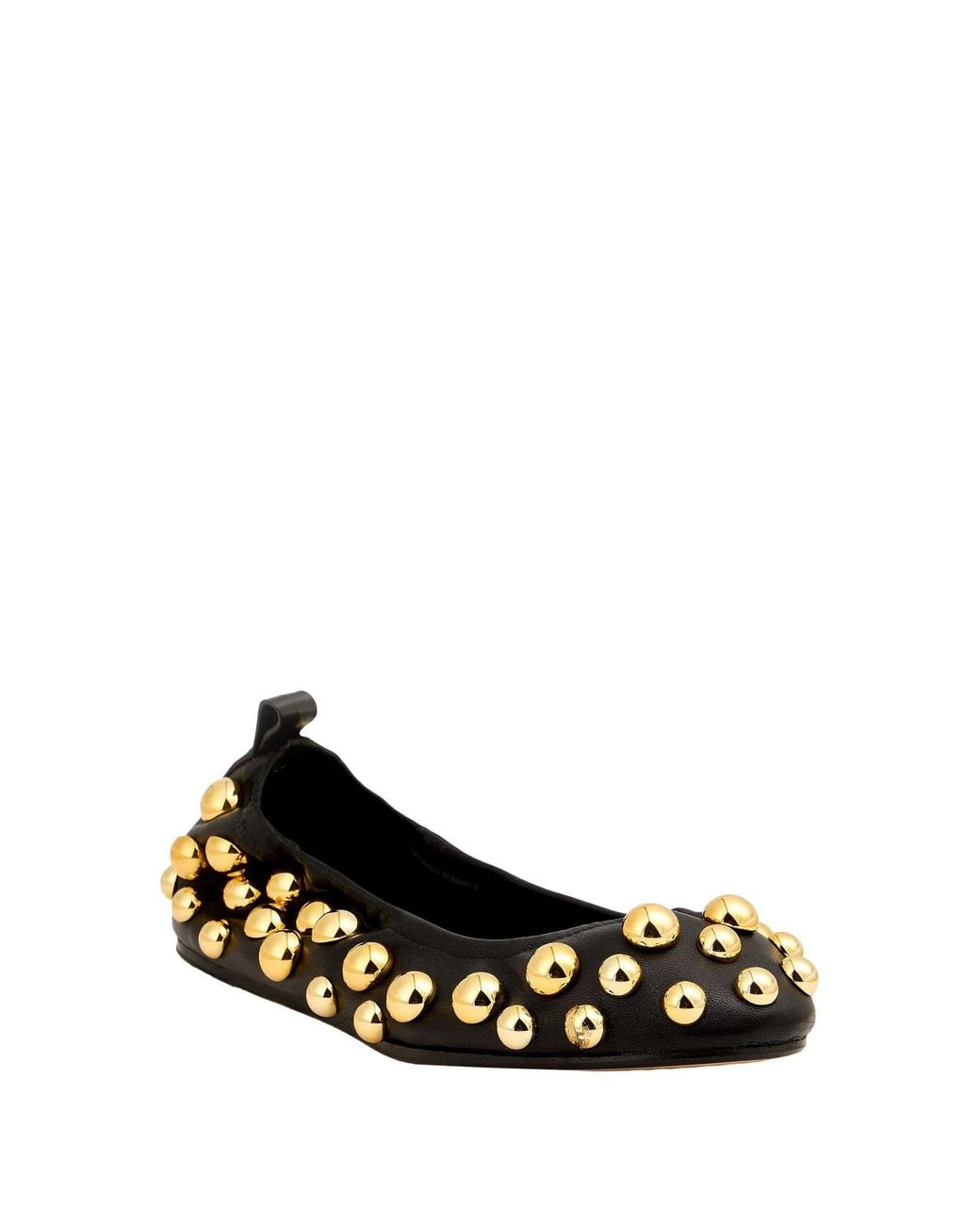 Isabel Marant Metallic Minimalist Leather Ballet Flats