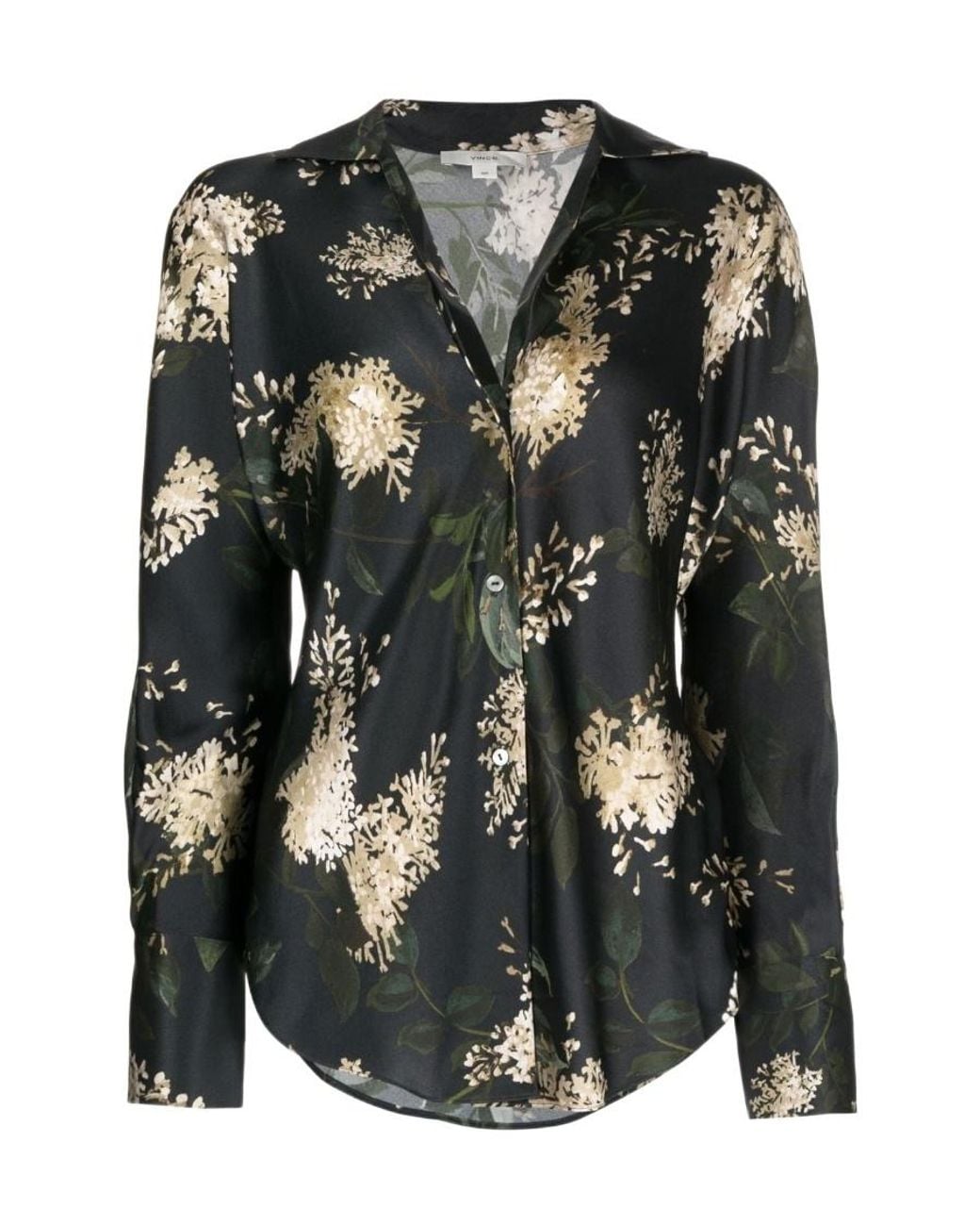 Vince Black Long-Sleeved Shirt