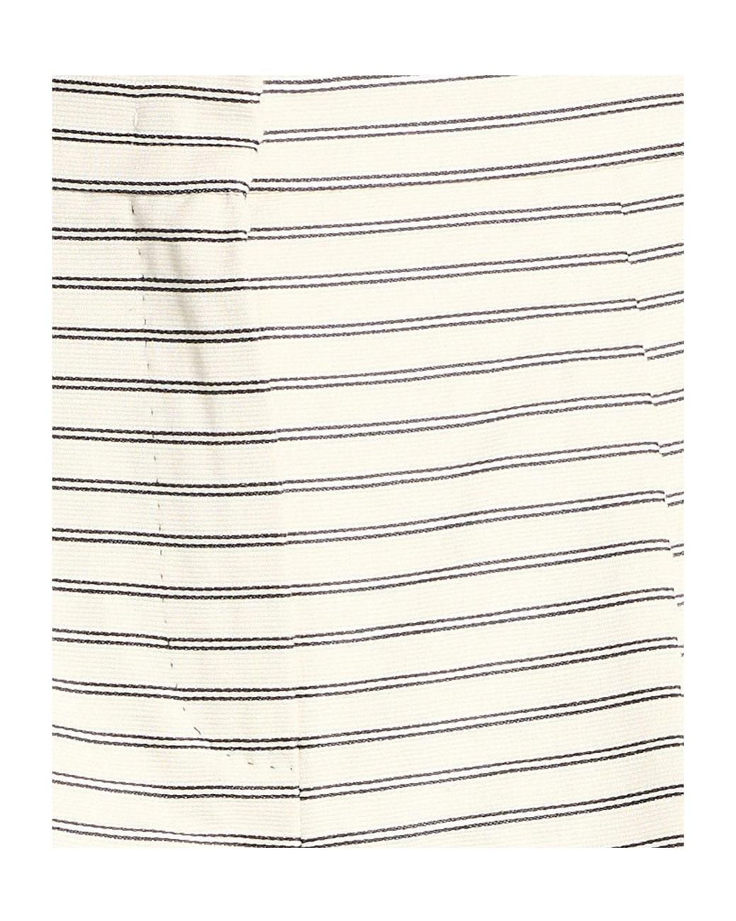 Max Mara Natural Striped Skort