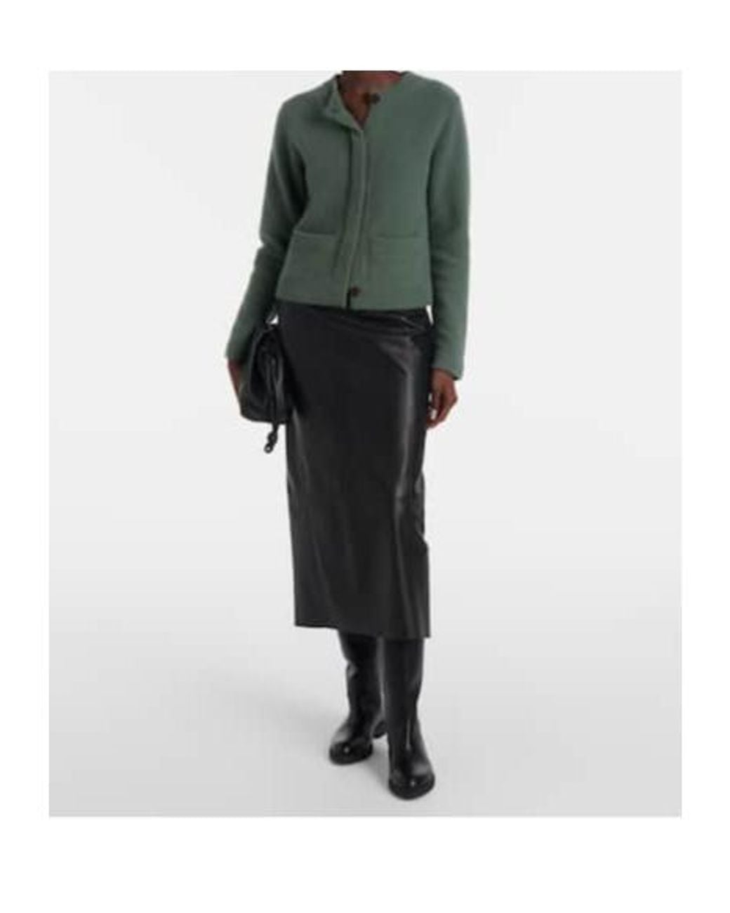 Vince Green Long Sleeve Cardigan