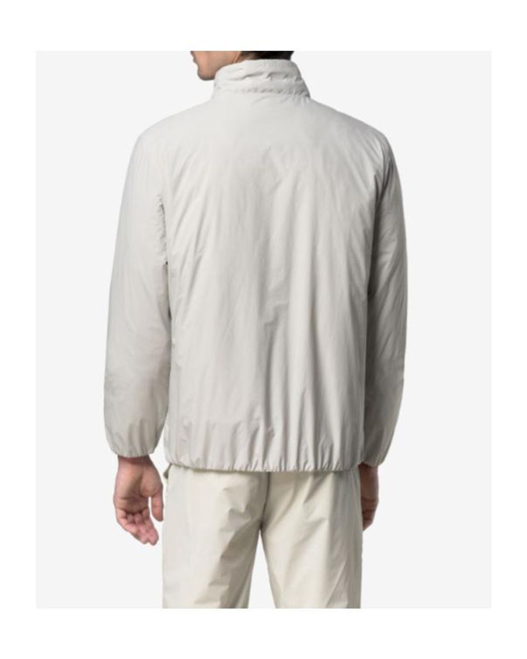 K-Way Gray Zip-Fastening Jacket for men