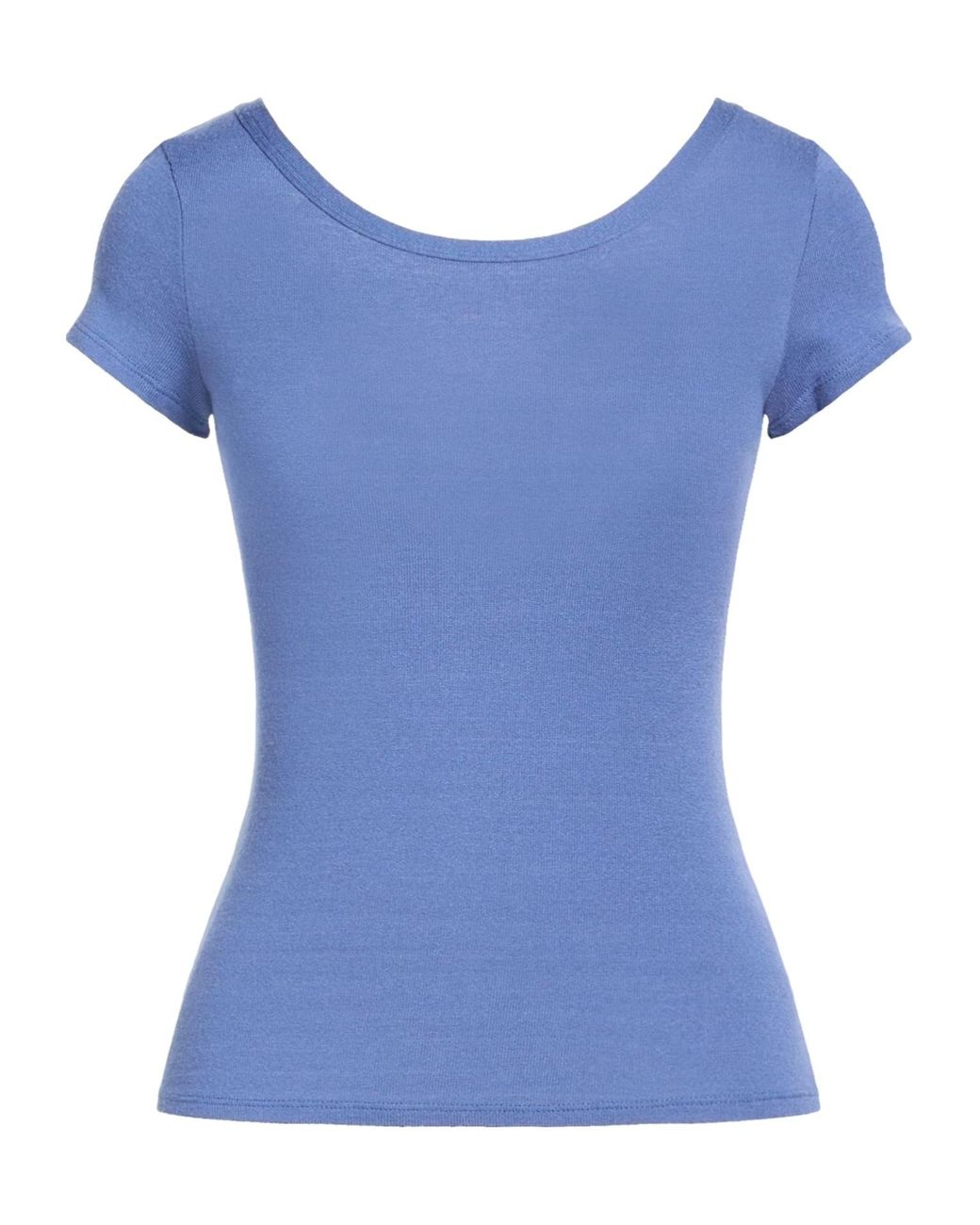 MAX&Co. Blue Short Sleeve Sweater