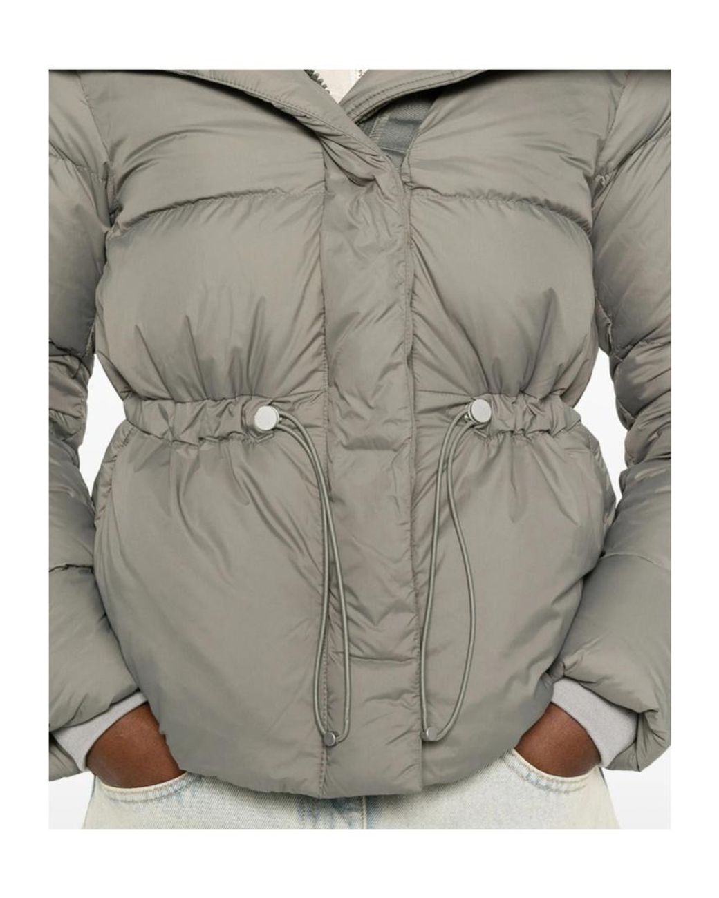 Canada Goose Gray Puffer Jacket 'Mongomery'
