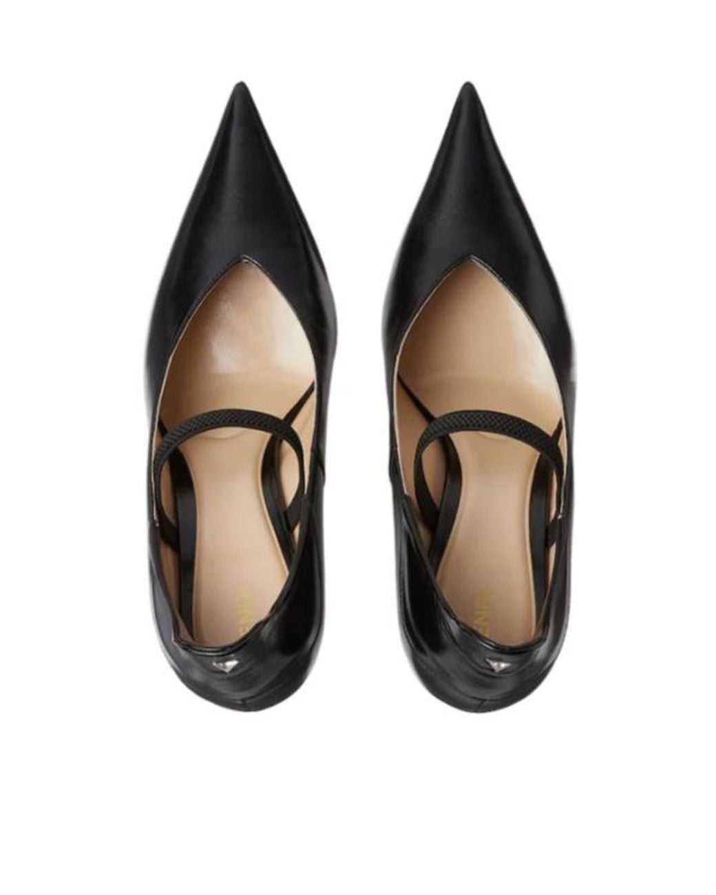 Fendi Black Cuneo Pointed-Toe Pumps