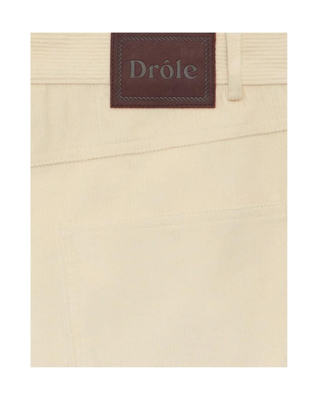 Drole de Monsieur Natural Drôle De Monsieur Le Pantalon Baggy Velours Pants for men