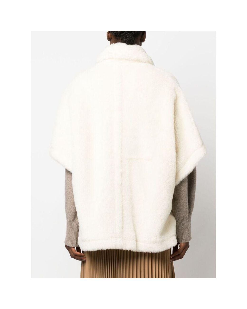 Max Mara White Long-Sleeved Cotton Clothes