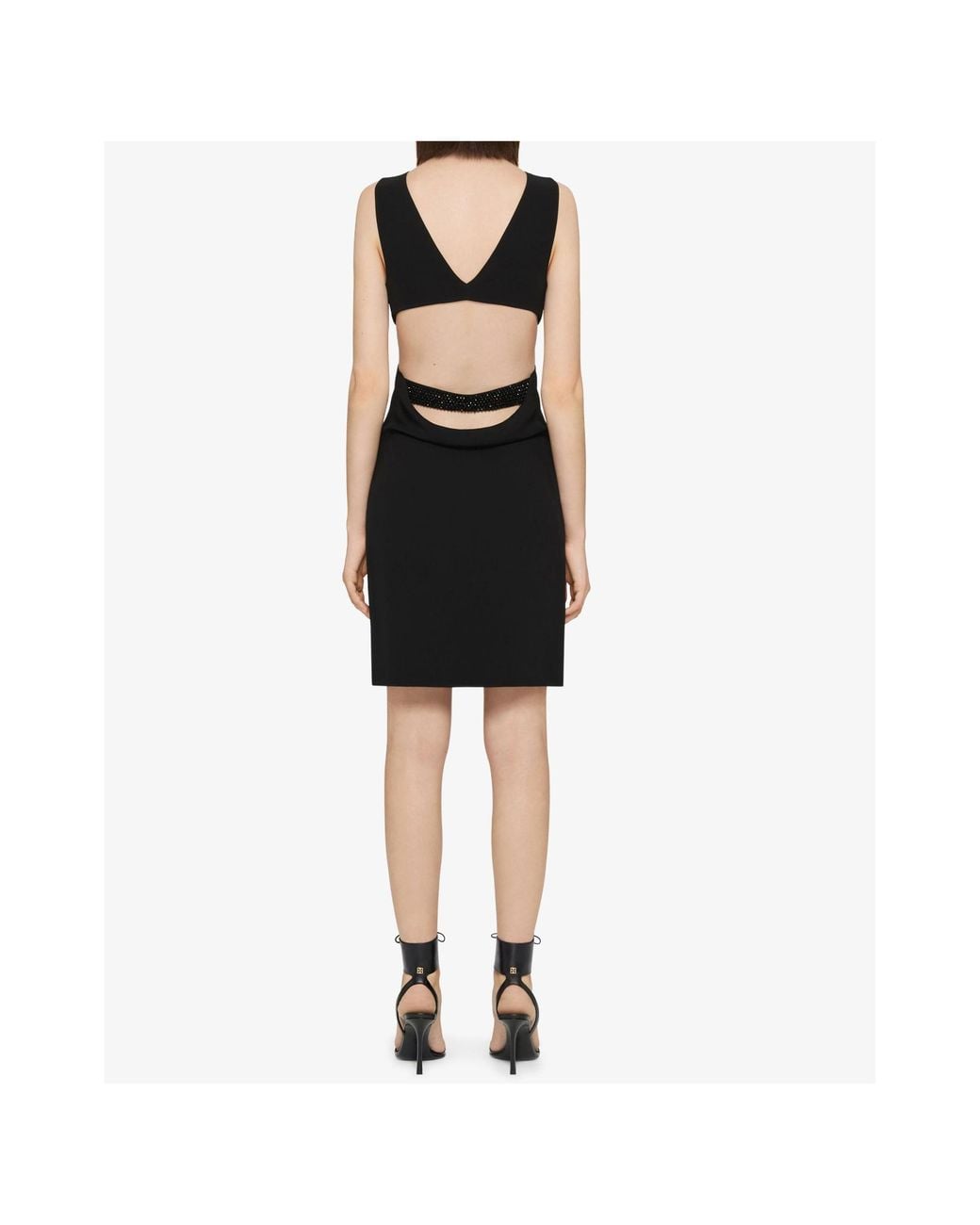 Givenchy Black Cut-Out Mini Dress