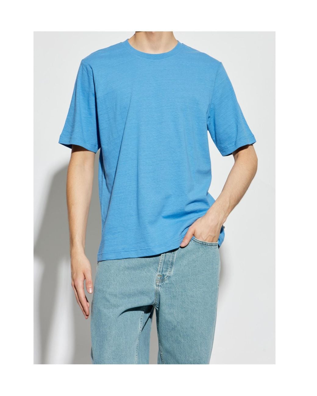Samsøe & Samsøe Blue Samsøe Samsøe Crew Neck T-Shirt for men