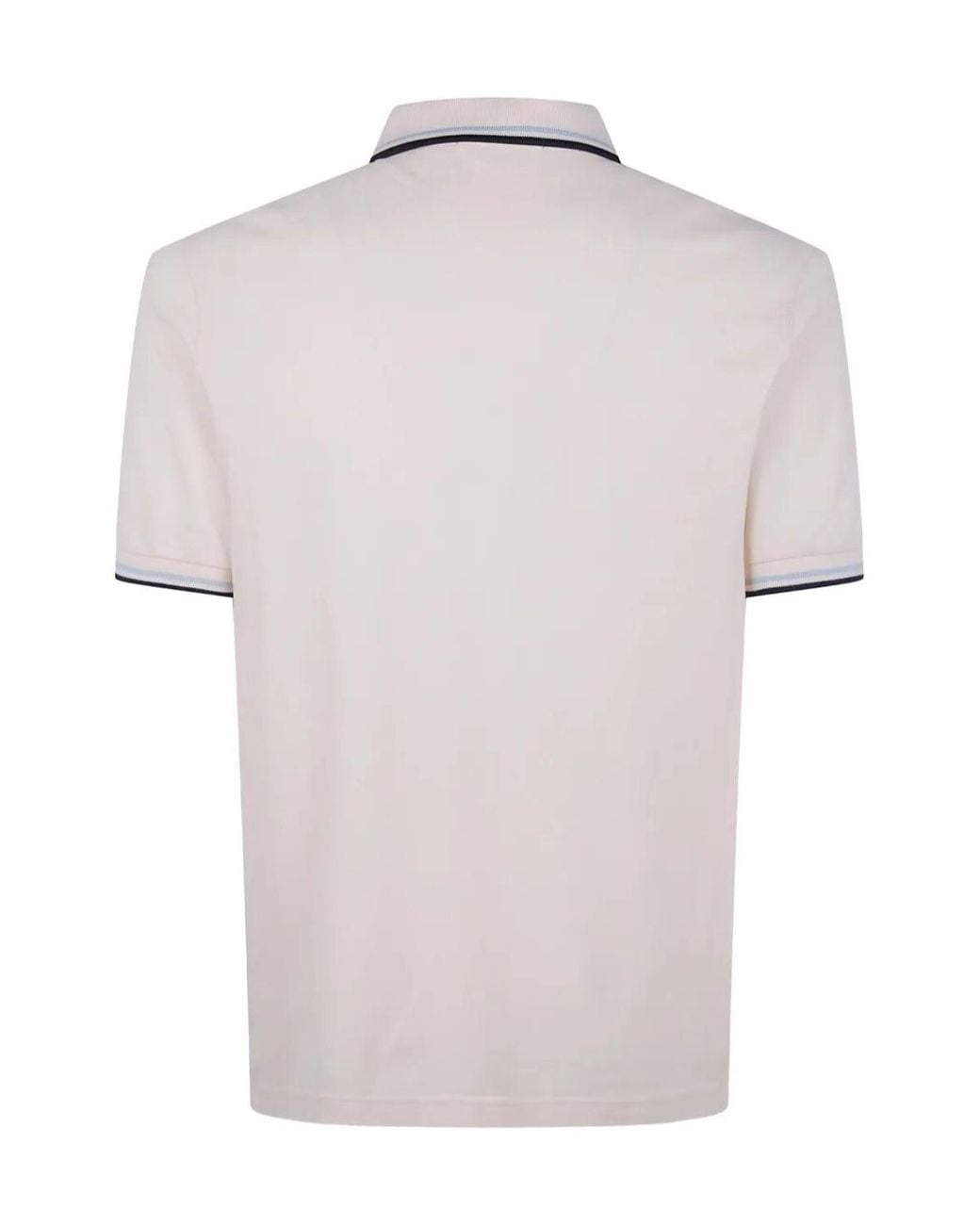 Fred Perry White Short-Sleeved Polo Shirt for men