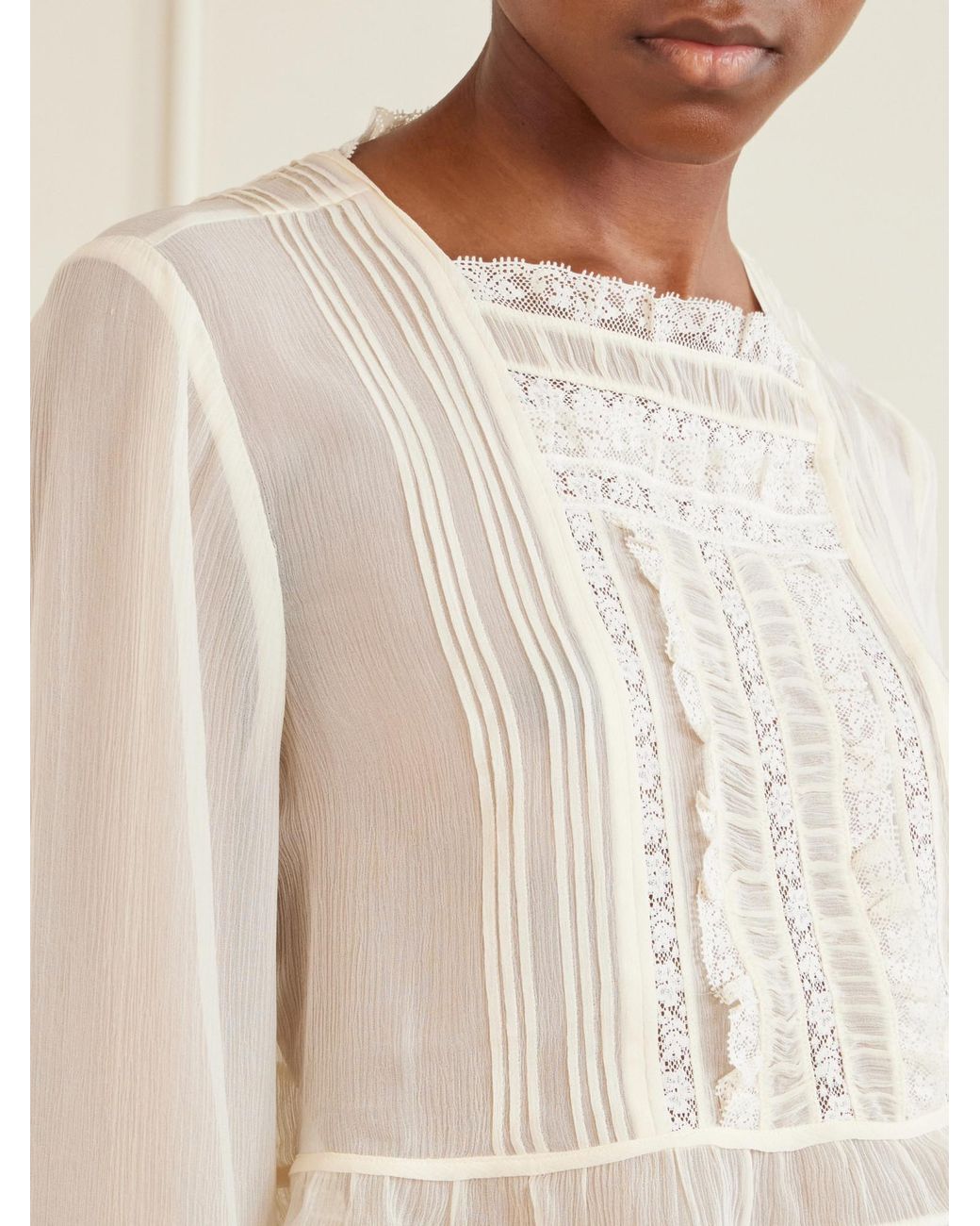 Doen White Lightweight Silk Shirt