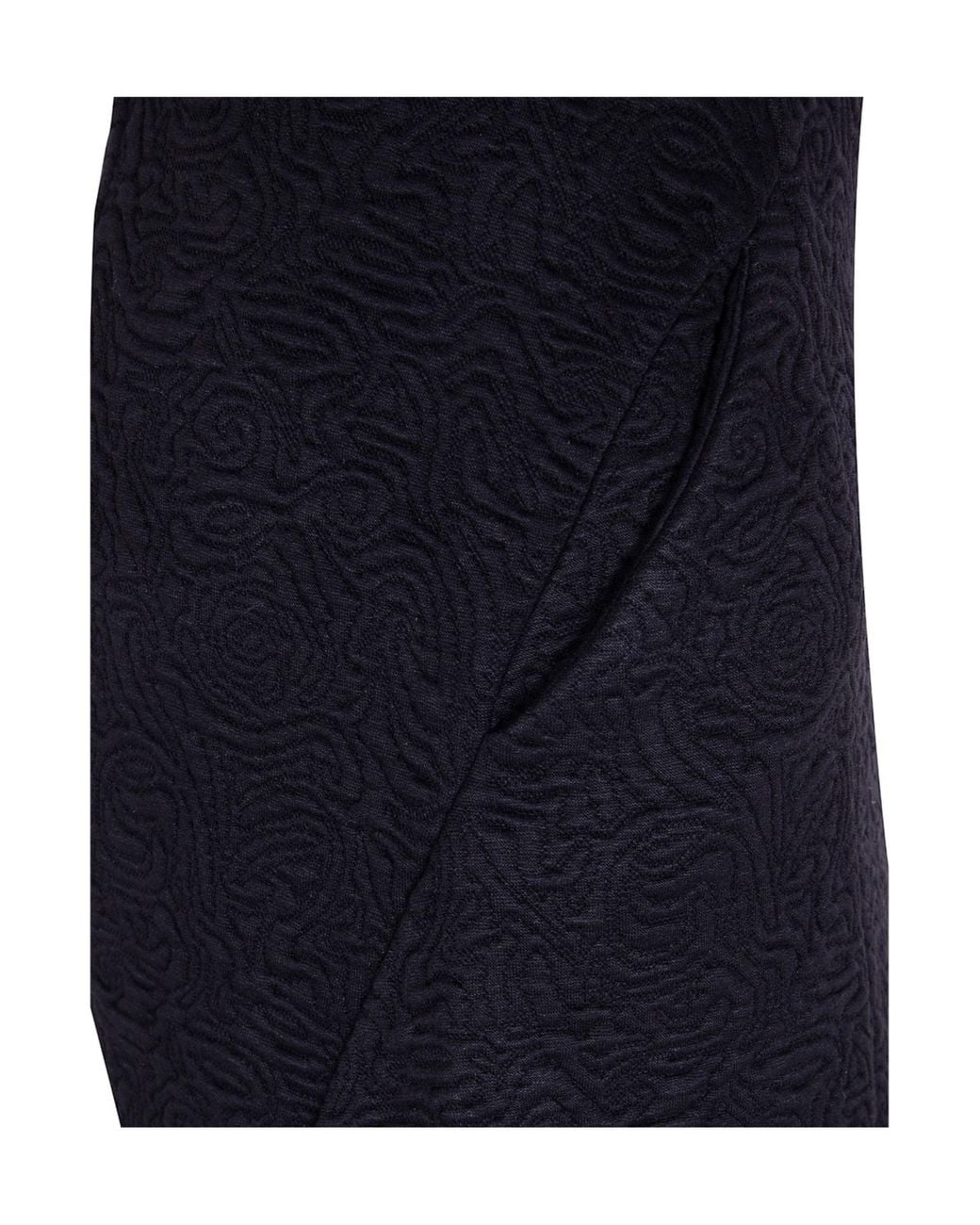 Dries Van Noten Blue Husosy Flared Skirt