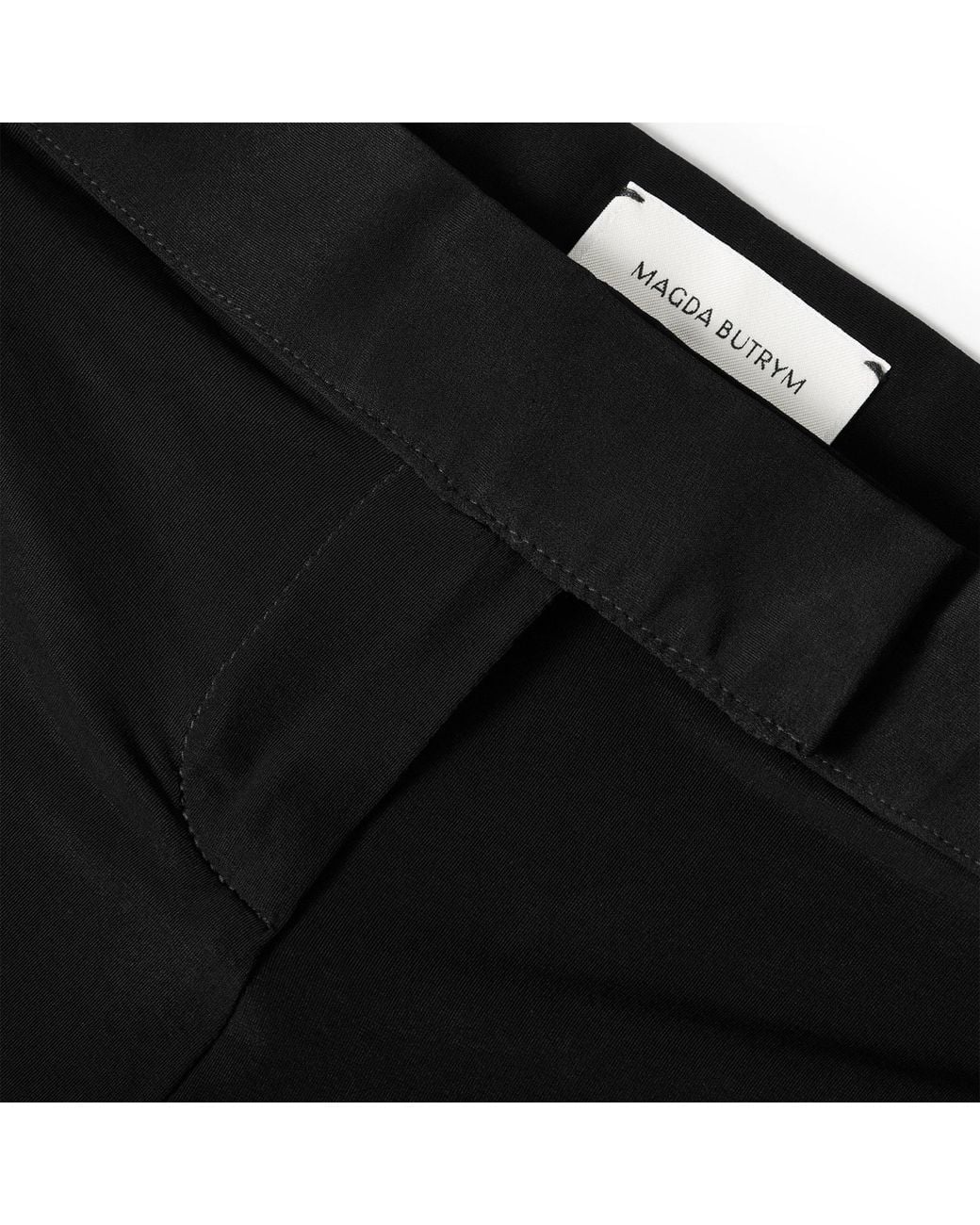 Magda Butrym Gray Solid Color Leggings