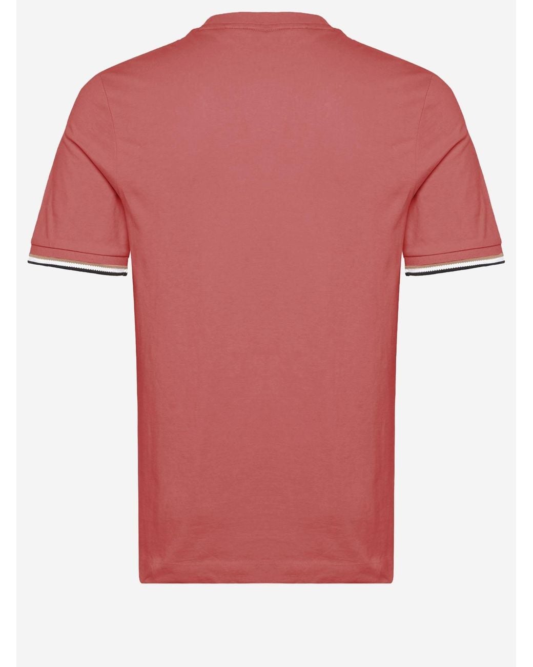 Boss Red Contrast Trim T-Shirt for men