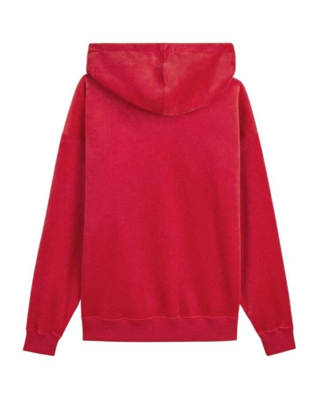 Y-3 Red Logo Fleece Hoodie for men
