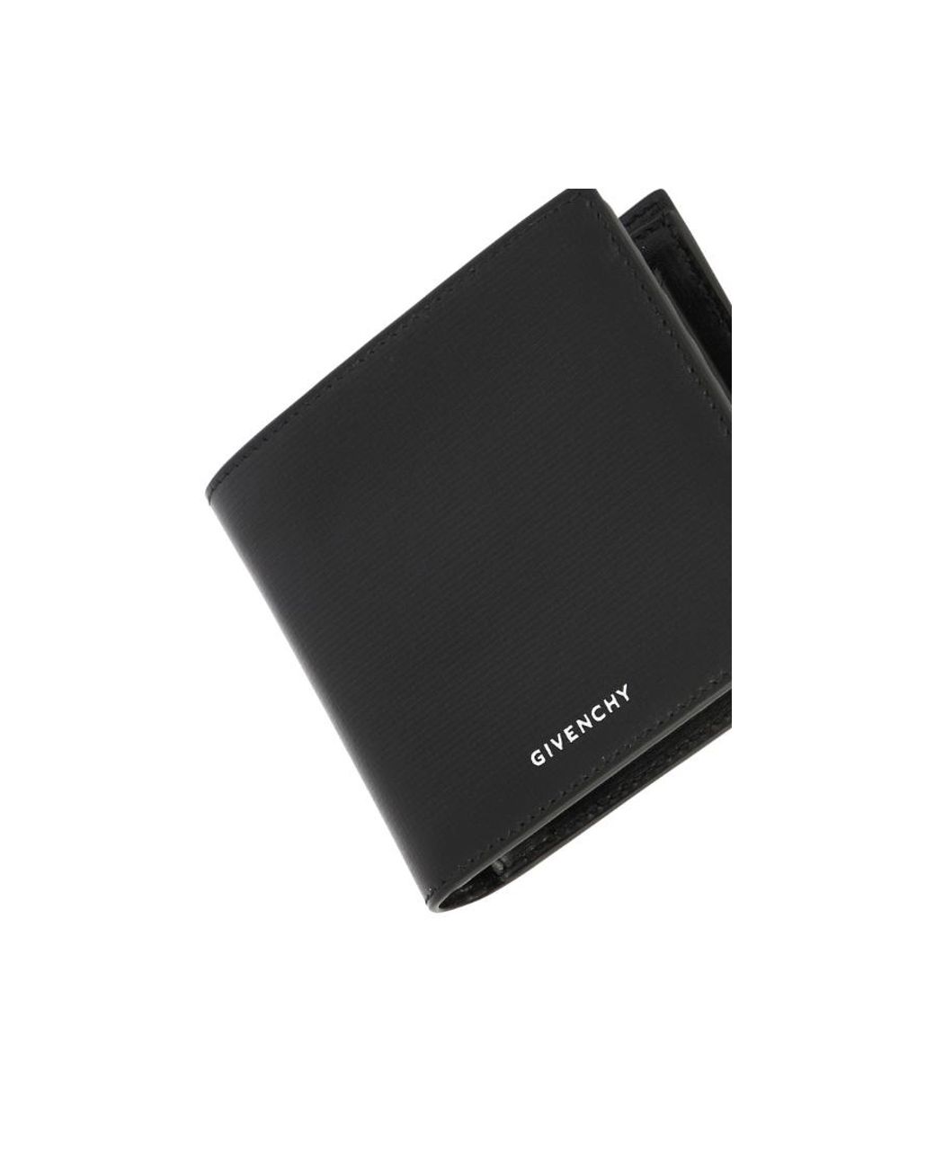 Givenchy Black 4G Classic Bi-Fold Wallet for men