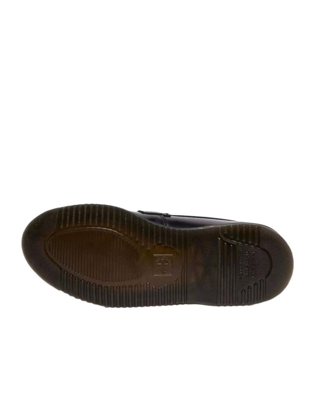 Dr. Martens Black Temara Penny Flat Shoes for men
