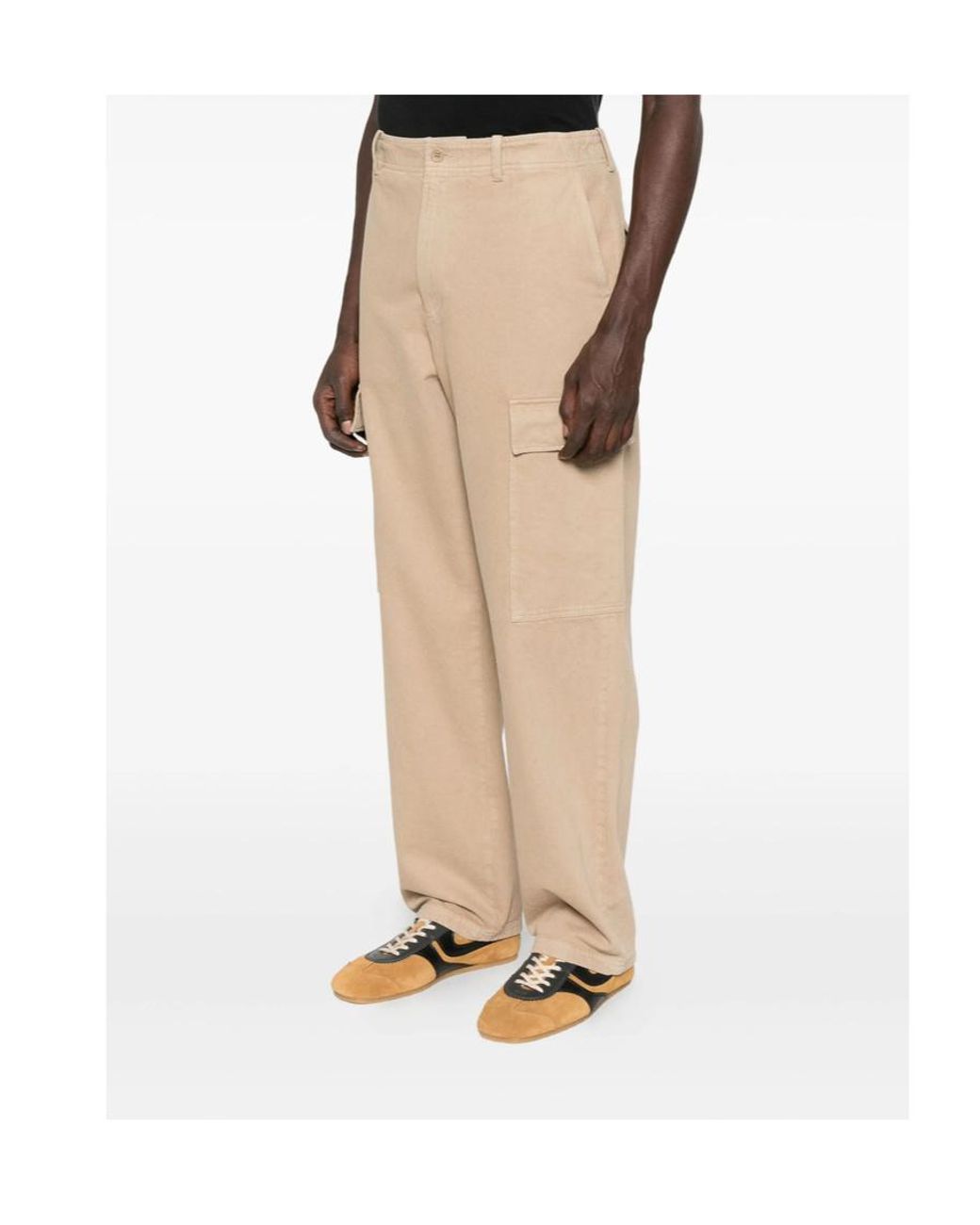 A.P.C. Natural Cotton Cargo Trousers for men