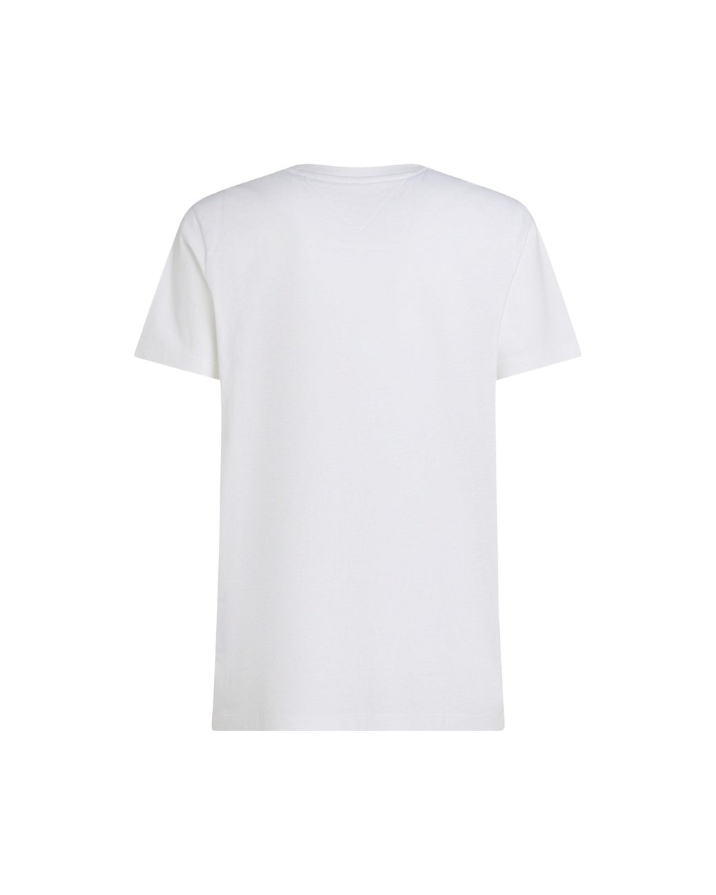 Tommy Hilfiger White Logo Short Sleeve T-Shirt for men