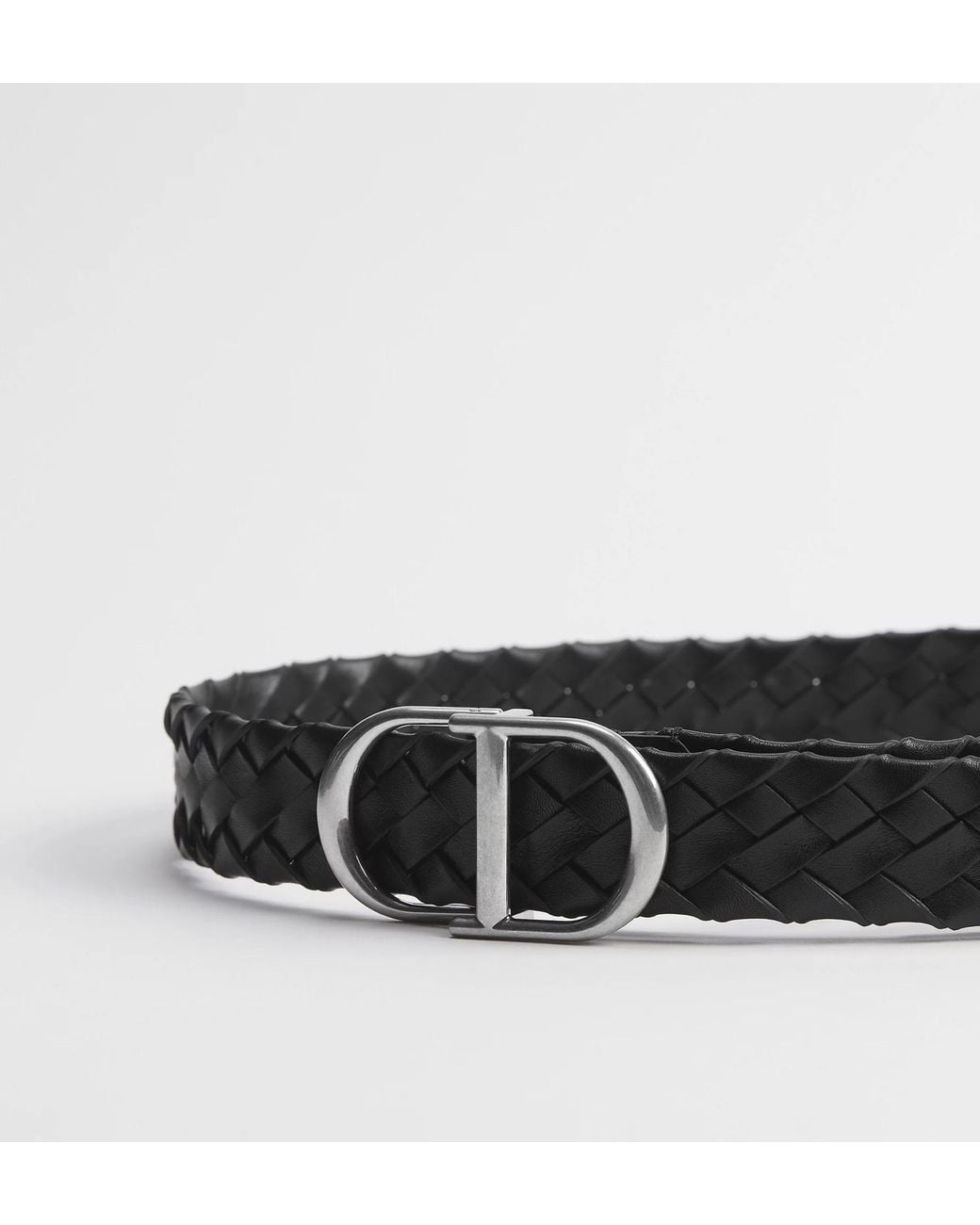 Dior Black Homme Cd Belt for men