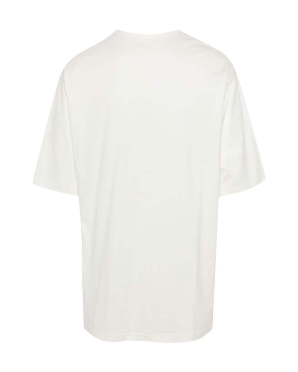 Y-3 White Boxy Fit Crewneck T-Shirt for men