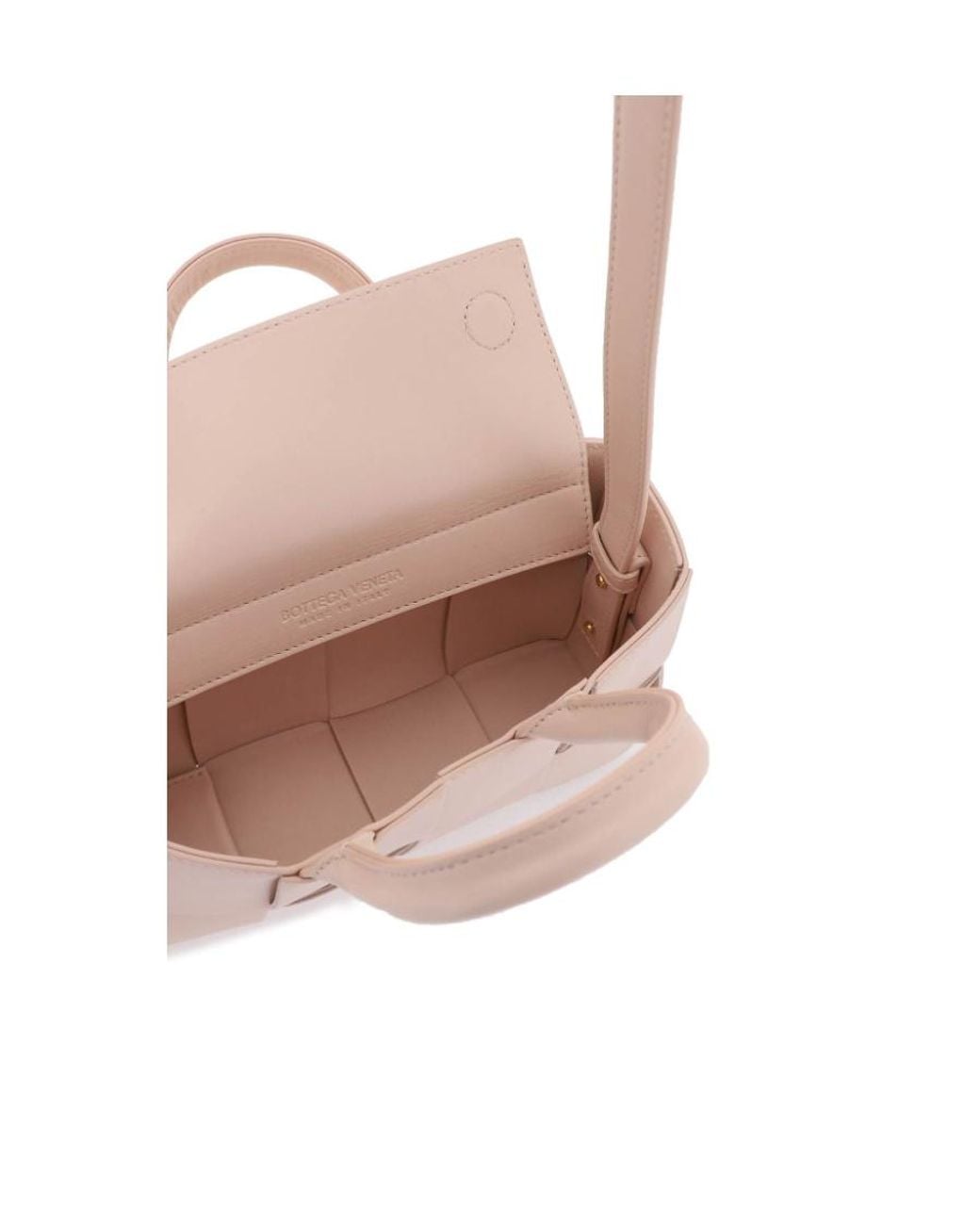 Bottega Veneta Pink Mini East-West Arco Tote Shoulder Bag