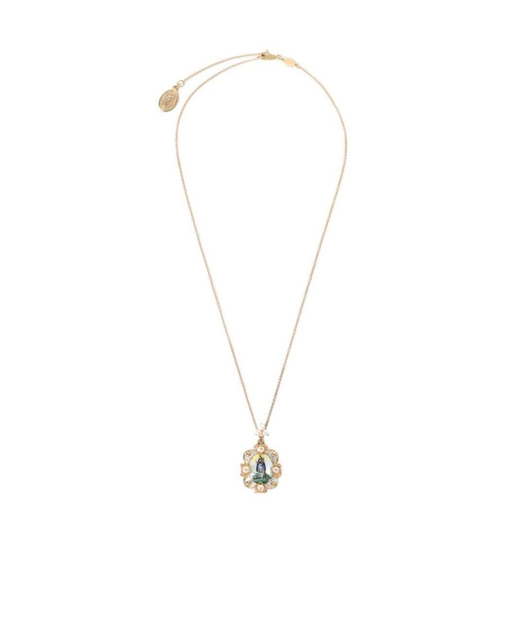 Dolce & Gabbana White Sicily Pendant