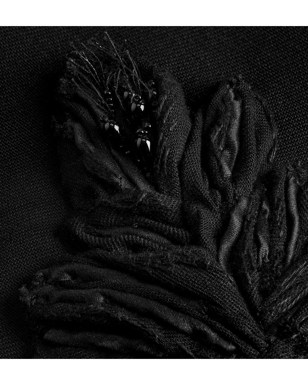 Dior Black Straight-Cut Short Dress