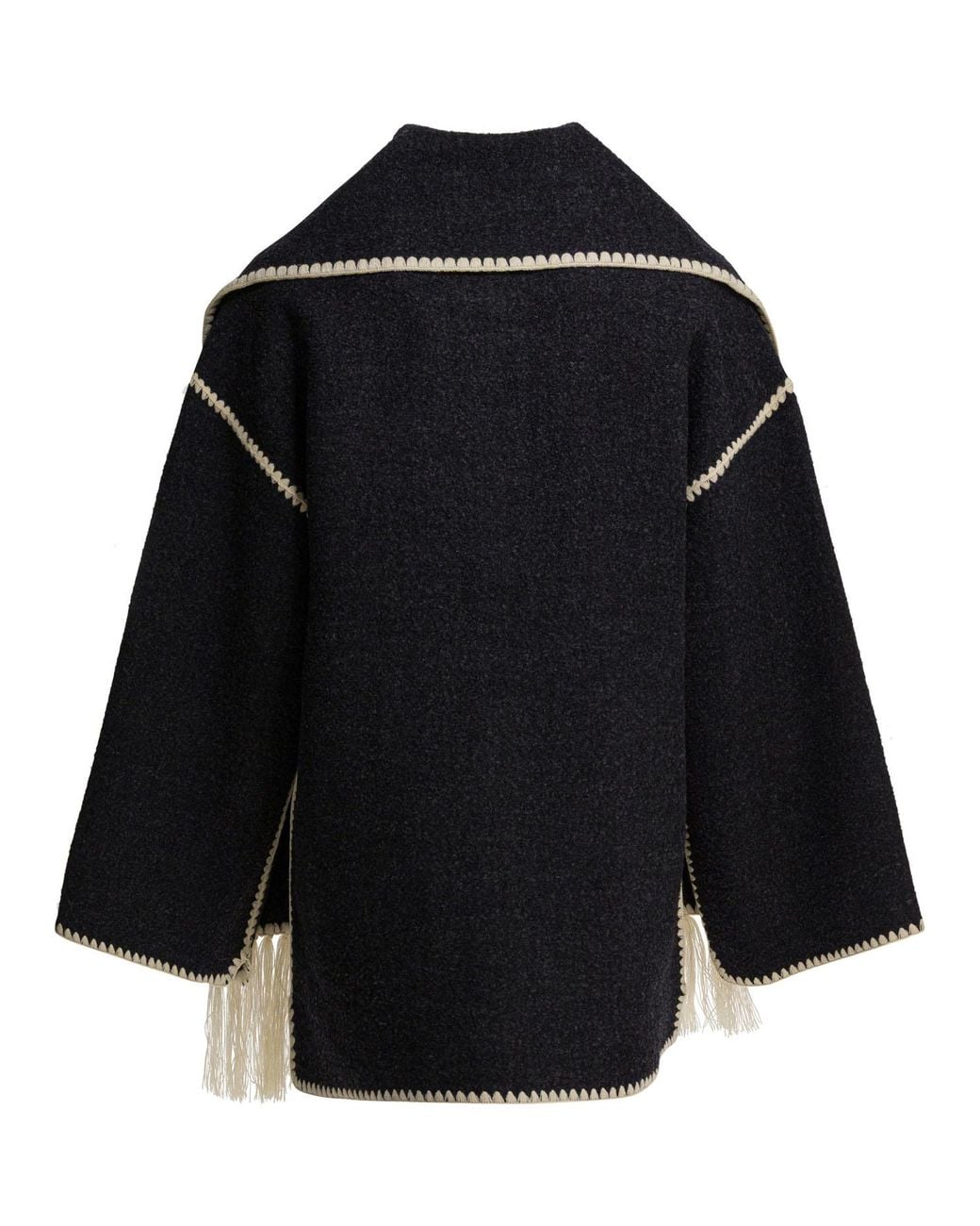 Totême Black Scarf Jacket