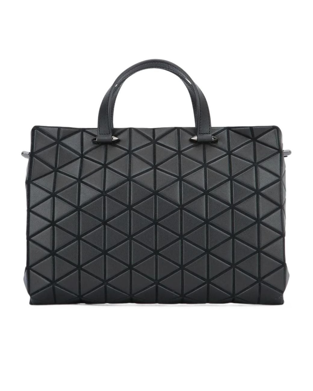 Issey Miyake Black Tonneau Matte Tote Bag