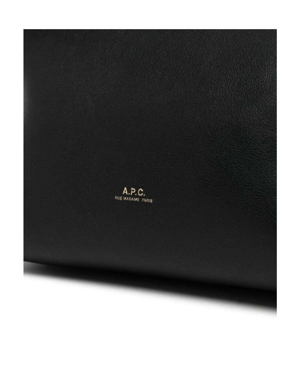 A.P.C. Brown Logo Shoulder Bag