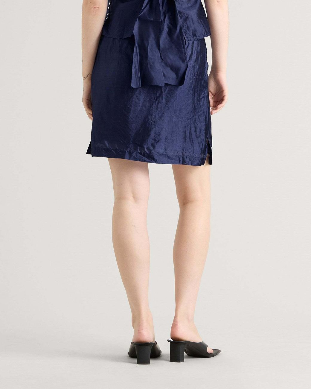 GIMAGUAS Blue Studded Skirt