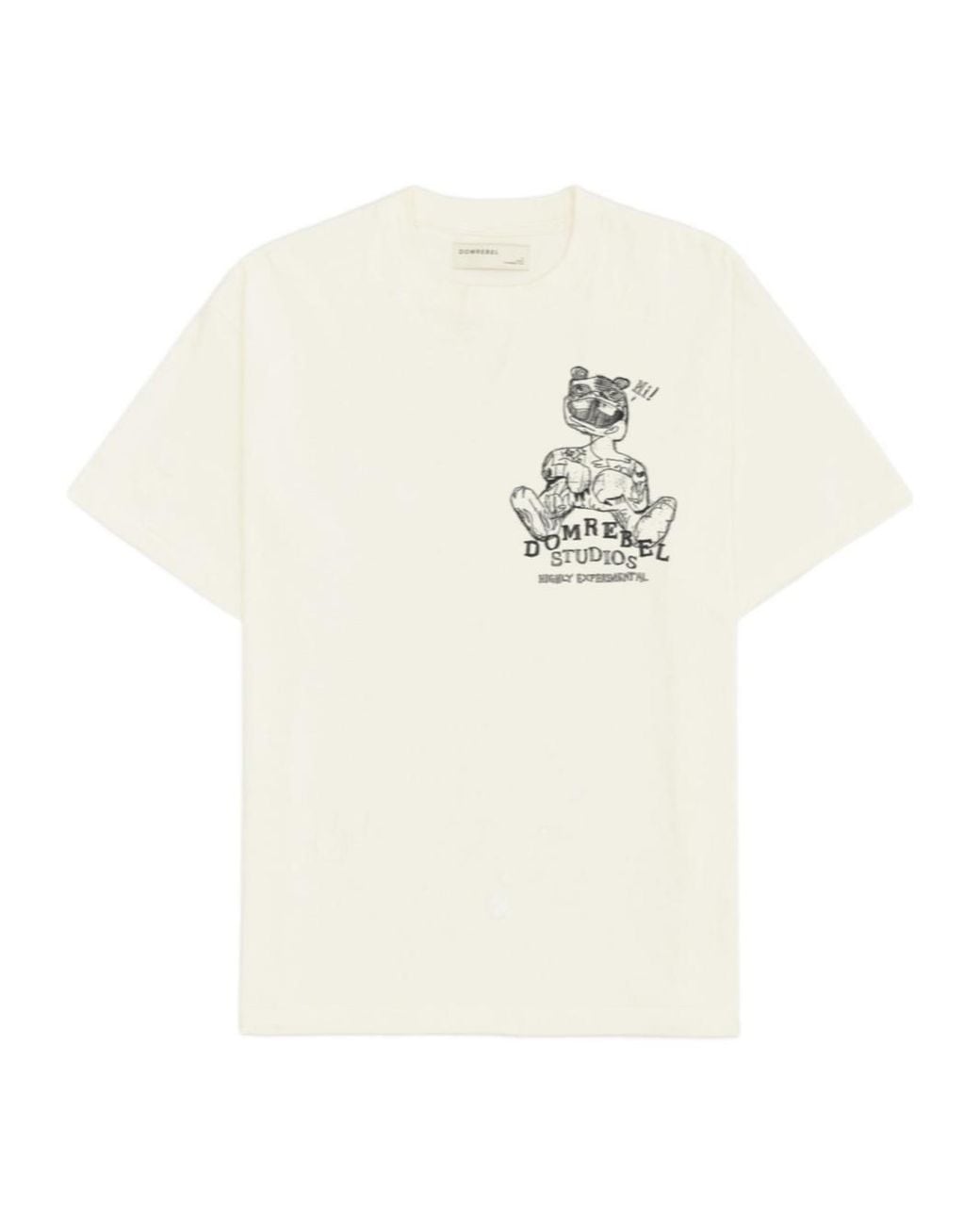 DOMREBEL White Short-Sleeved T-Shirt for men