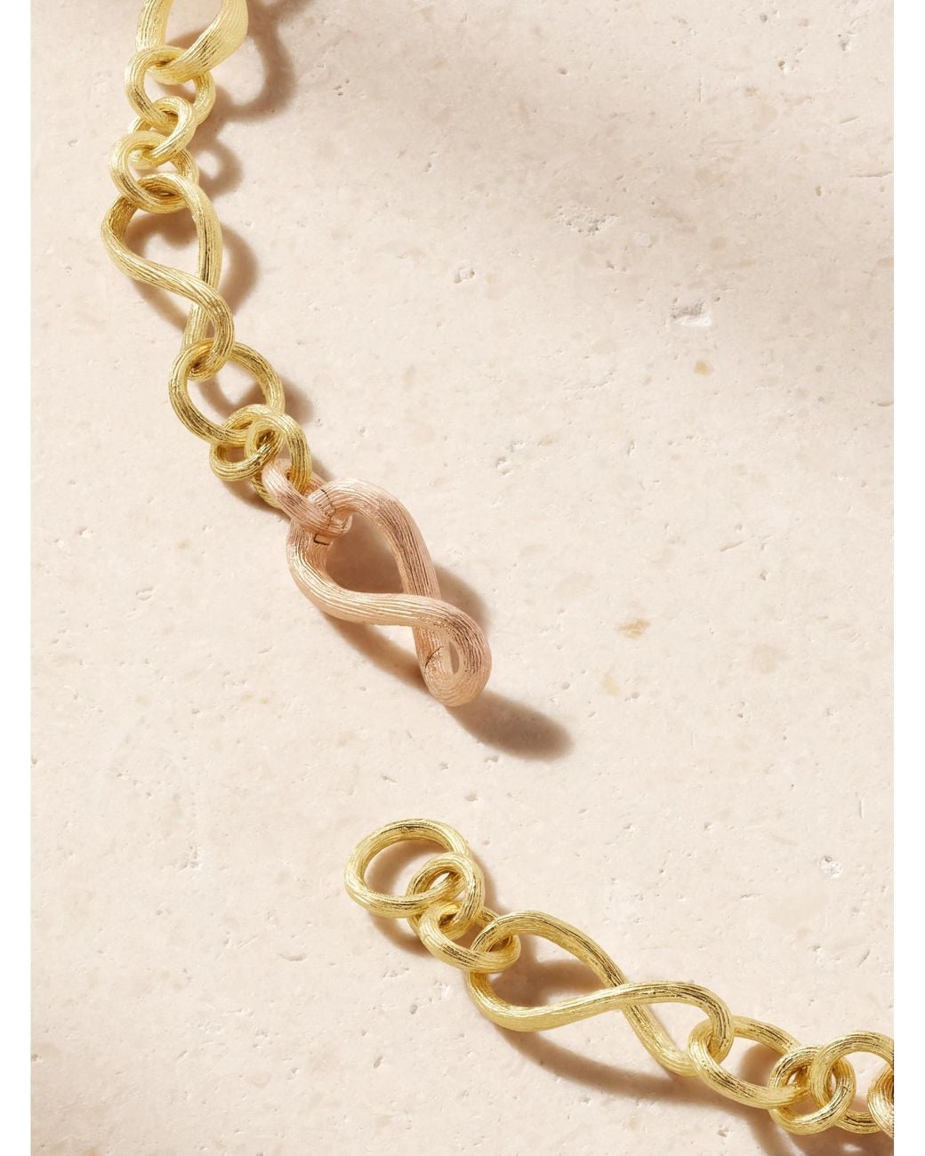 Ole Lynggaard Copenhagen Metallic 18-Karat And Rose Necklace
