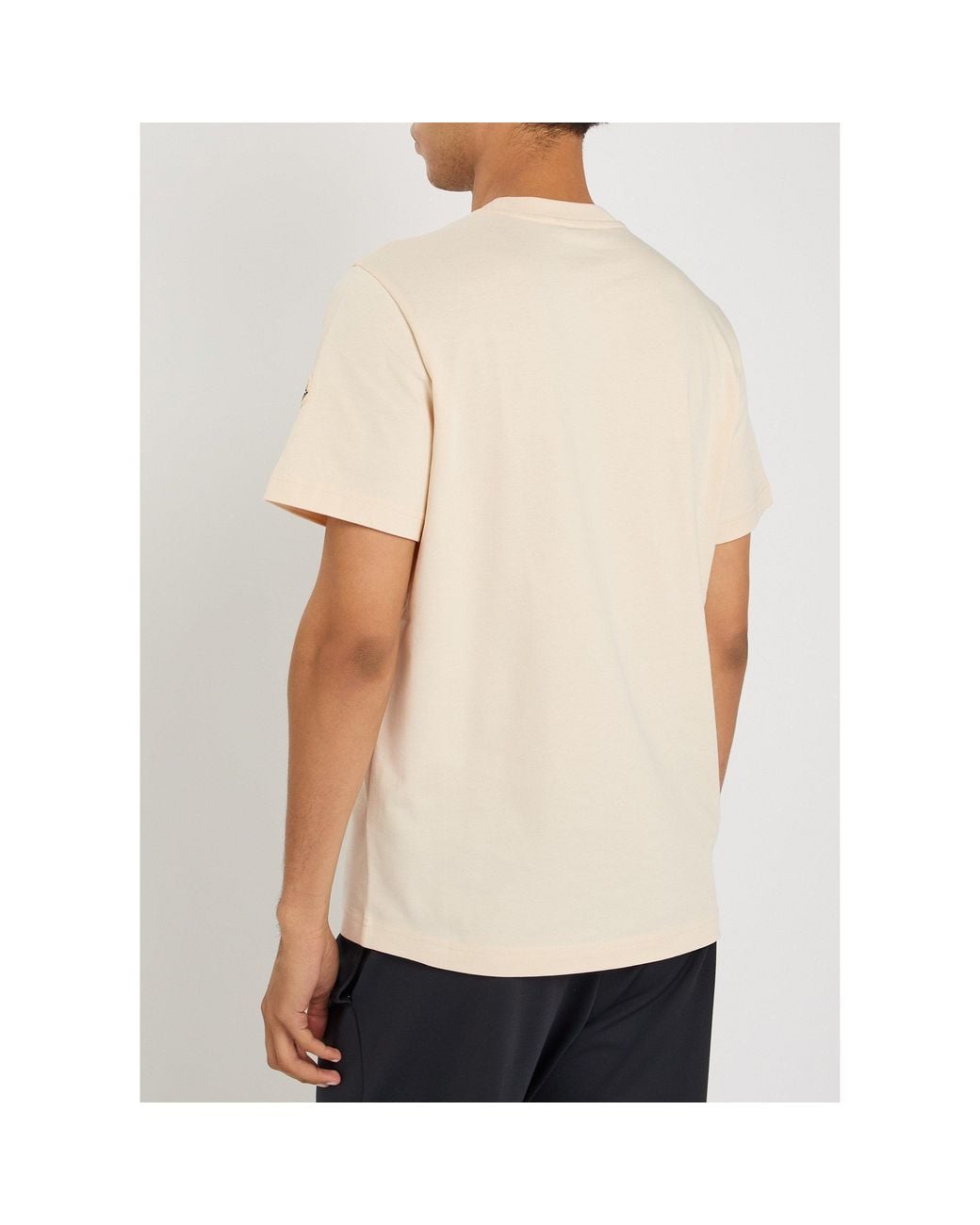 Moncler White Crew-Neck Short-Sleeve T-Shirt for men