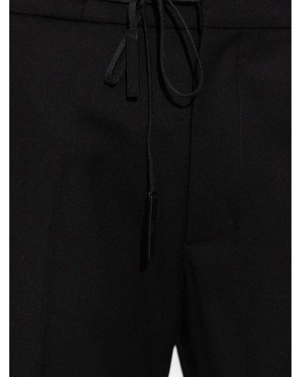 Maison Margiela Black Pantalon À Lien De Resserrage