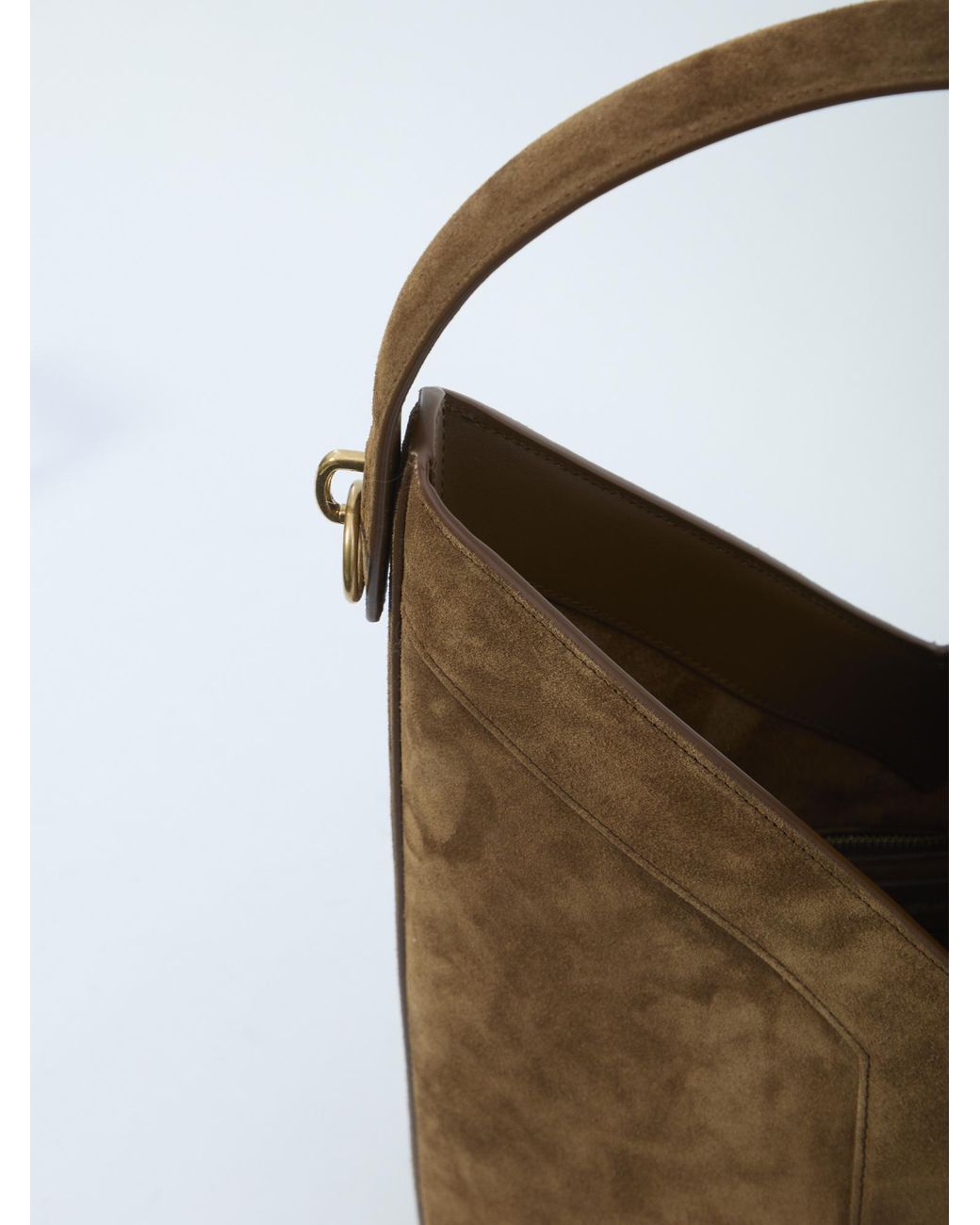 Saint Laurent Brown Y Large Bucket Bag