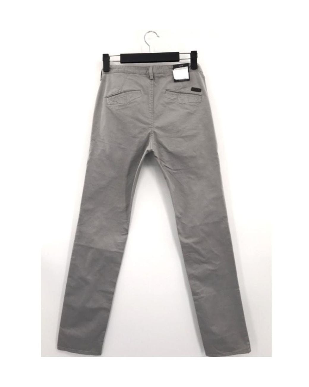 Boss Gray Logo Casual Pants for men