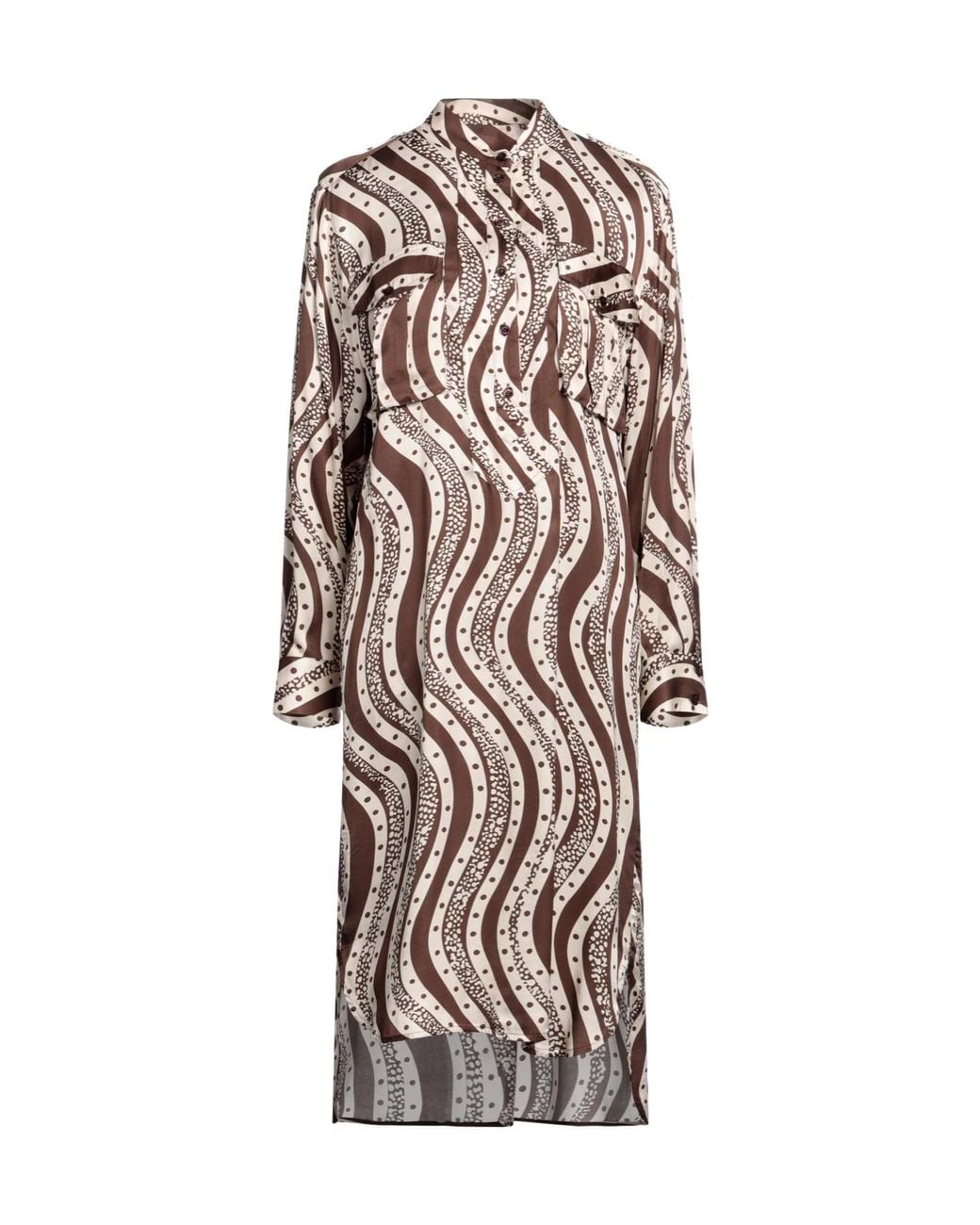 MAX&Co. Brown Shirt Dresses
