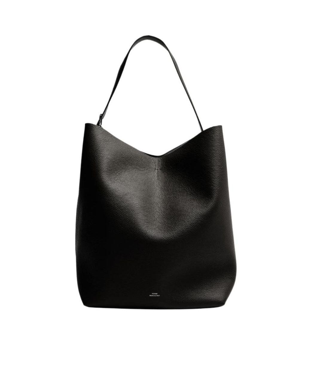 Totême Black Logo Handbag